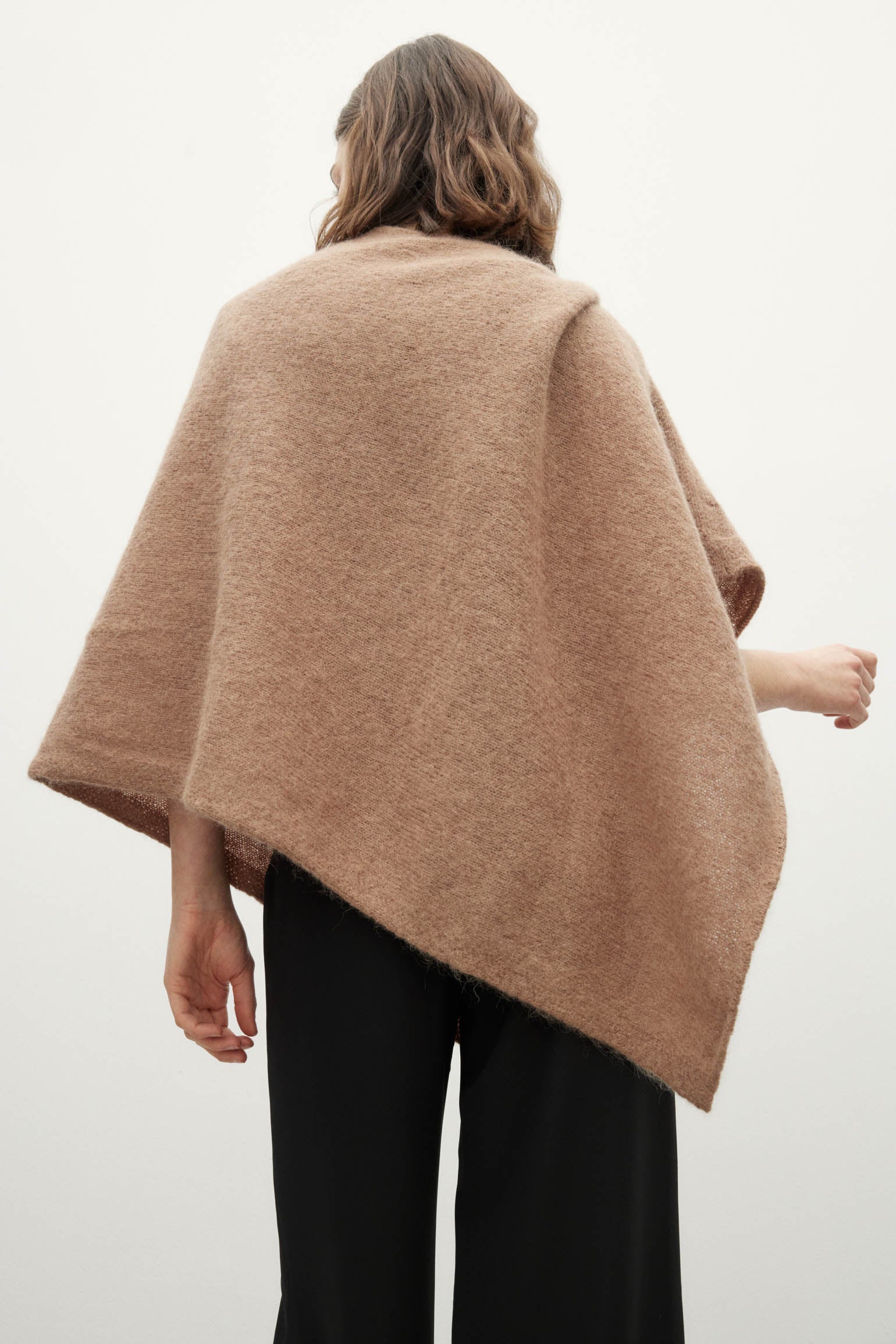 Poncho MOHAIR Caramel - BIMANI