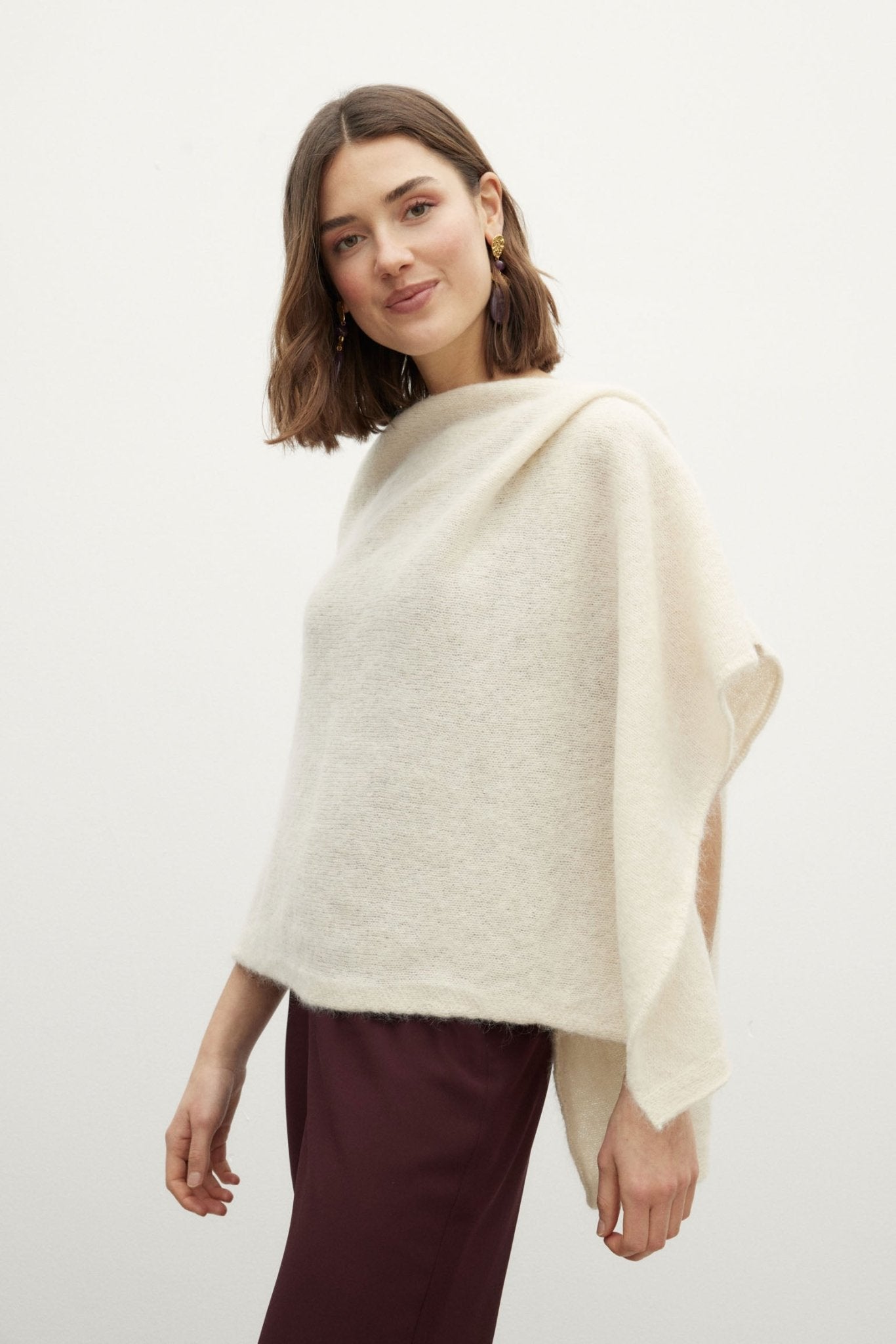 Poncho MOHAIR Ice - BIMANI