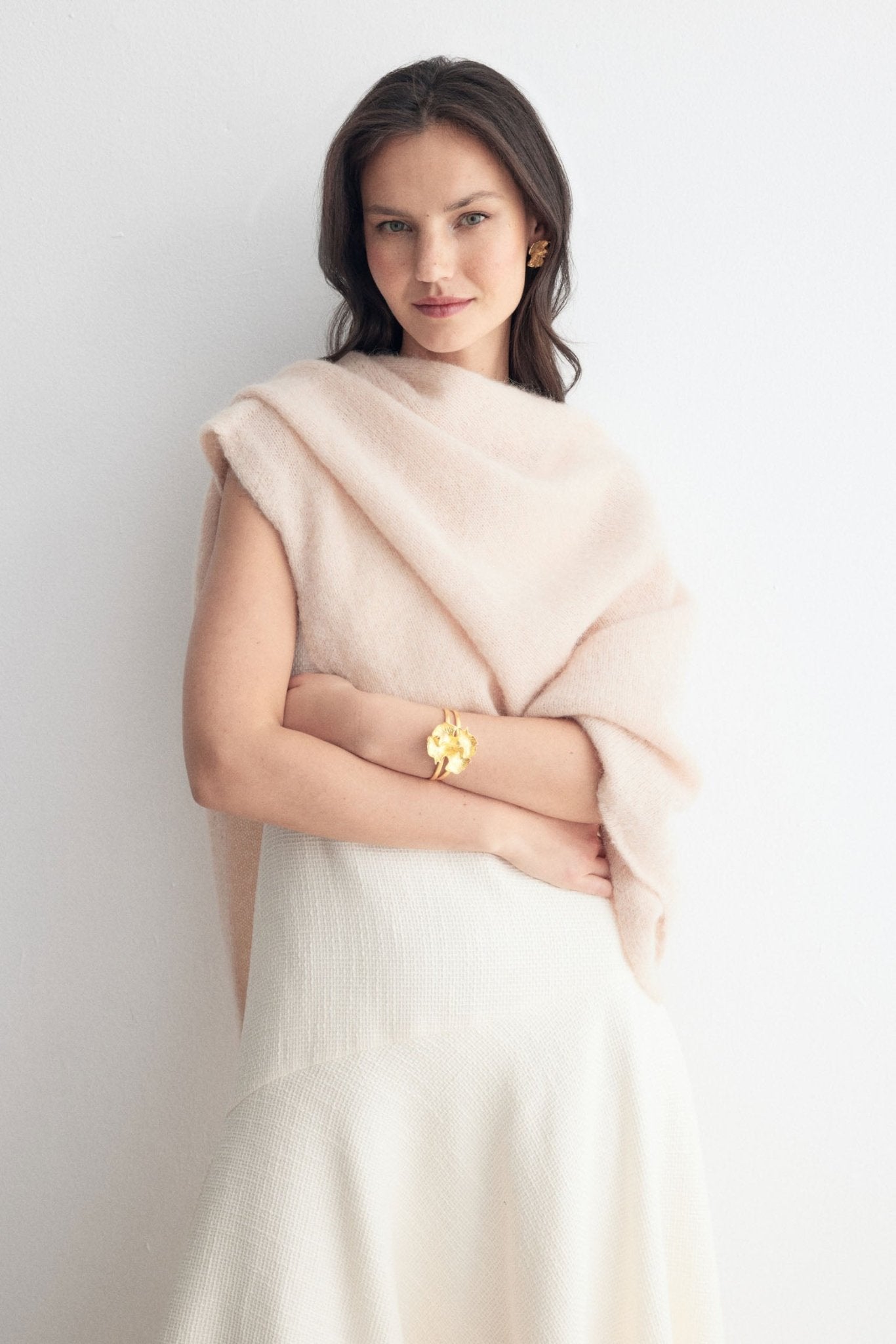 Poncho MOHAIR Nude