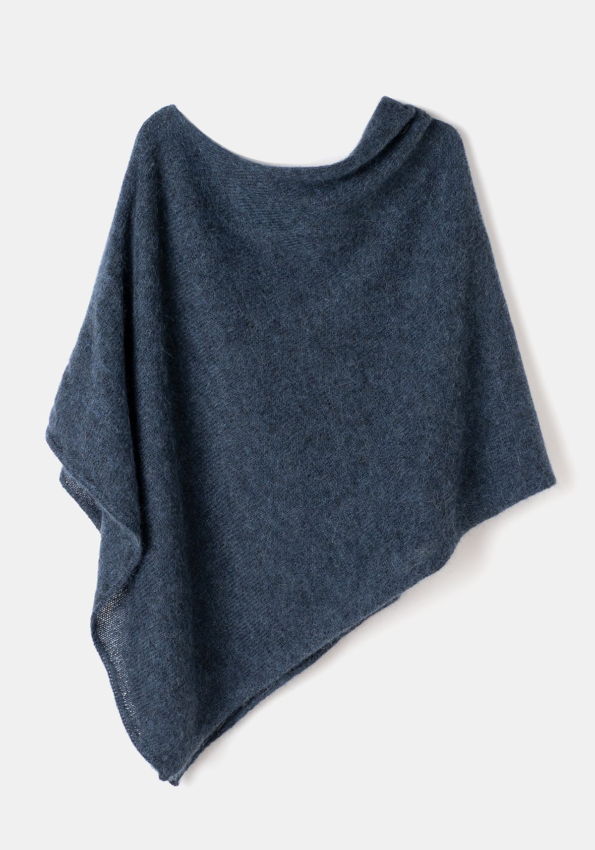 Poncho MOHAIR & ALPACA Azul - BIMANI