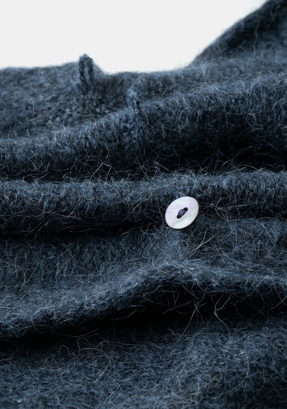 Poncho MOHAIR & ALPACA Azul - BIMANI