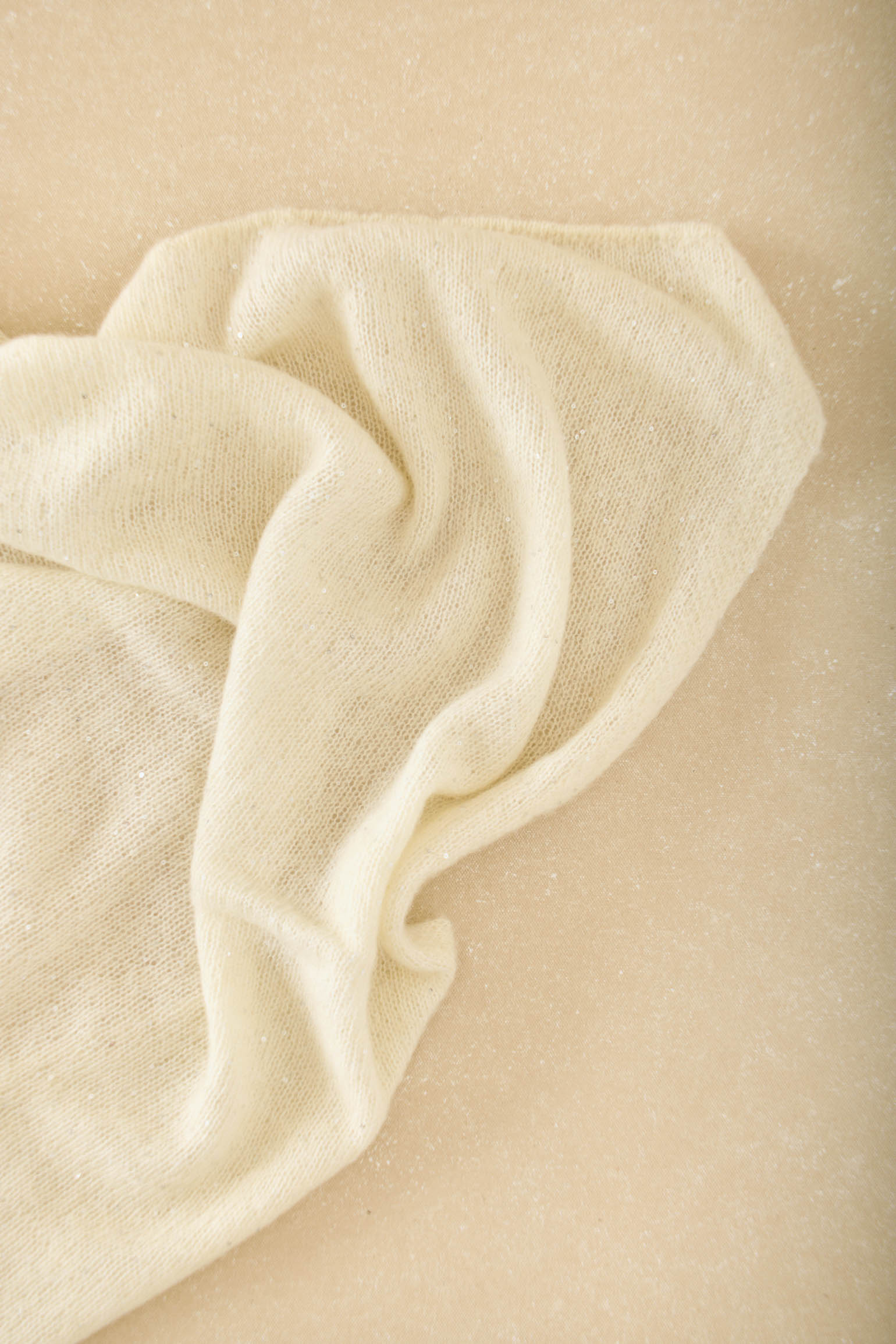 Poncho COLETTE MOHAIR Blanco - BIMANI