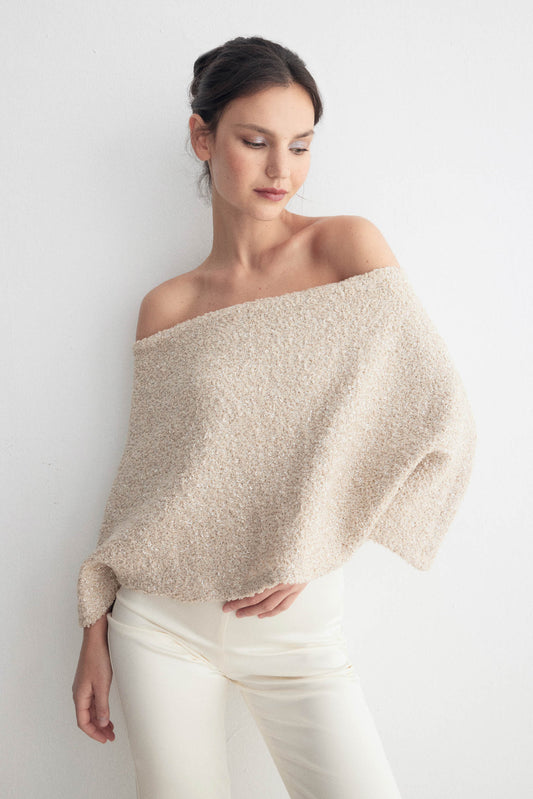 MONROE White Poncho