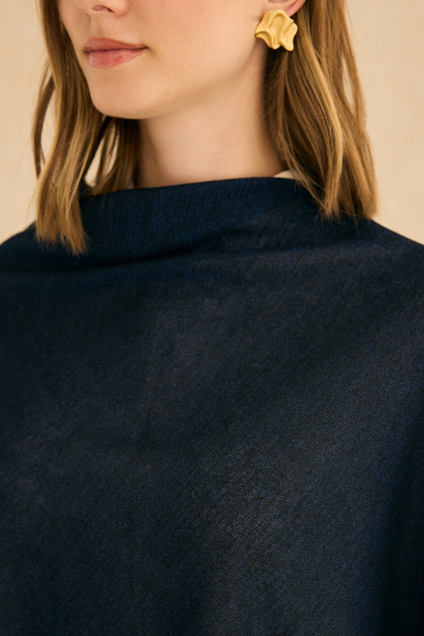 Poncho PUNTO Azul Marino - BIMANI