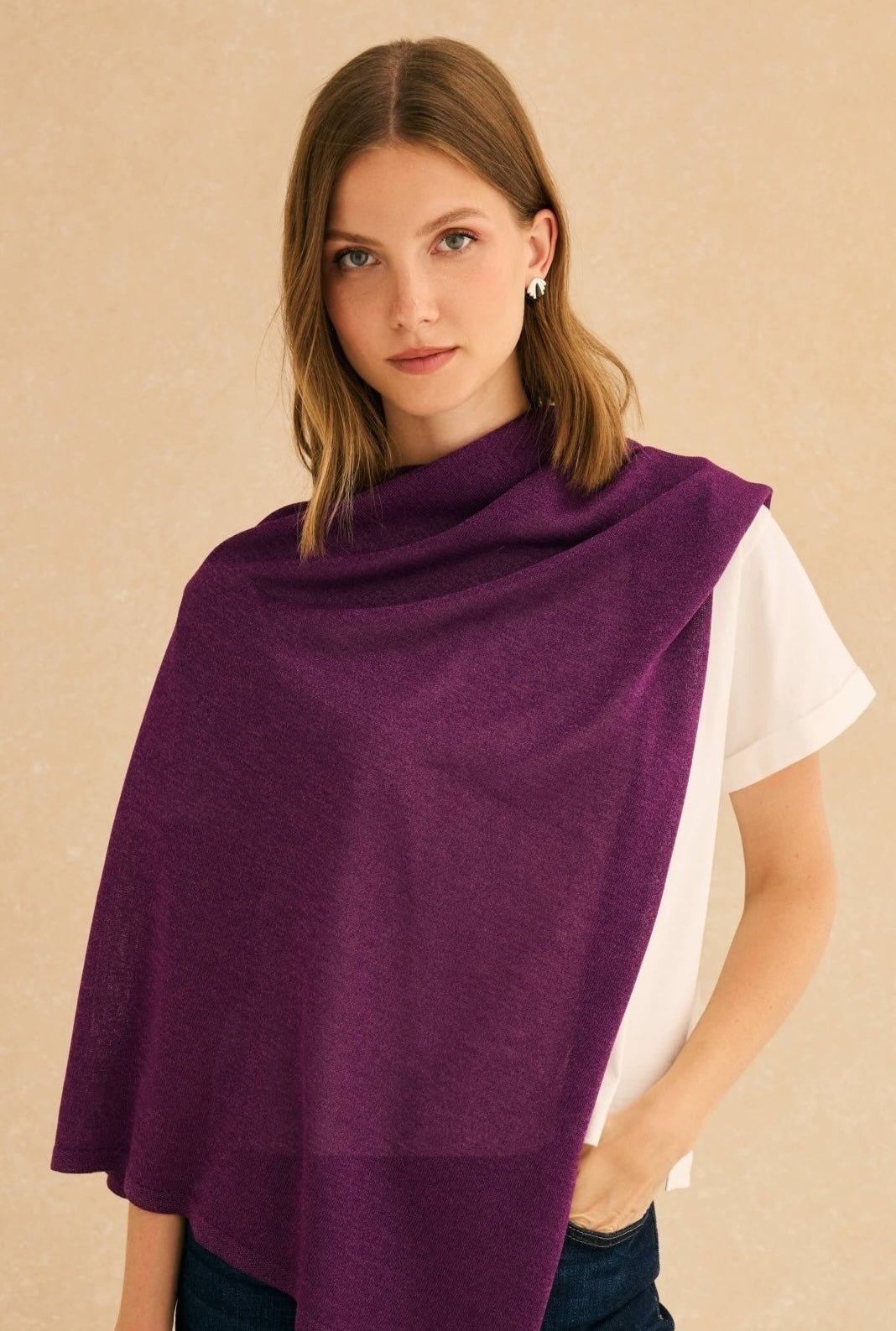 Poncho PUNTO Vino - BIMANI