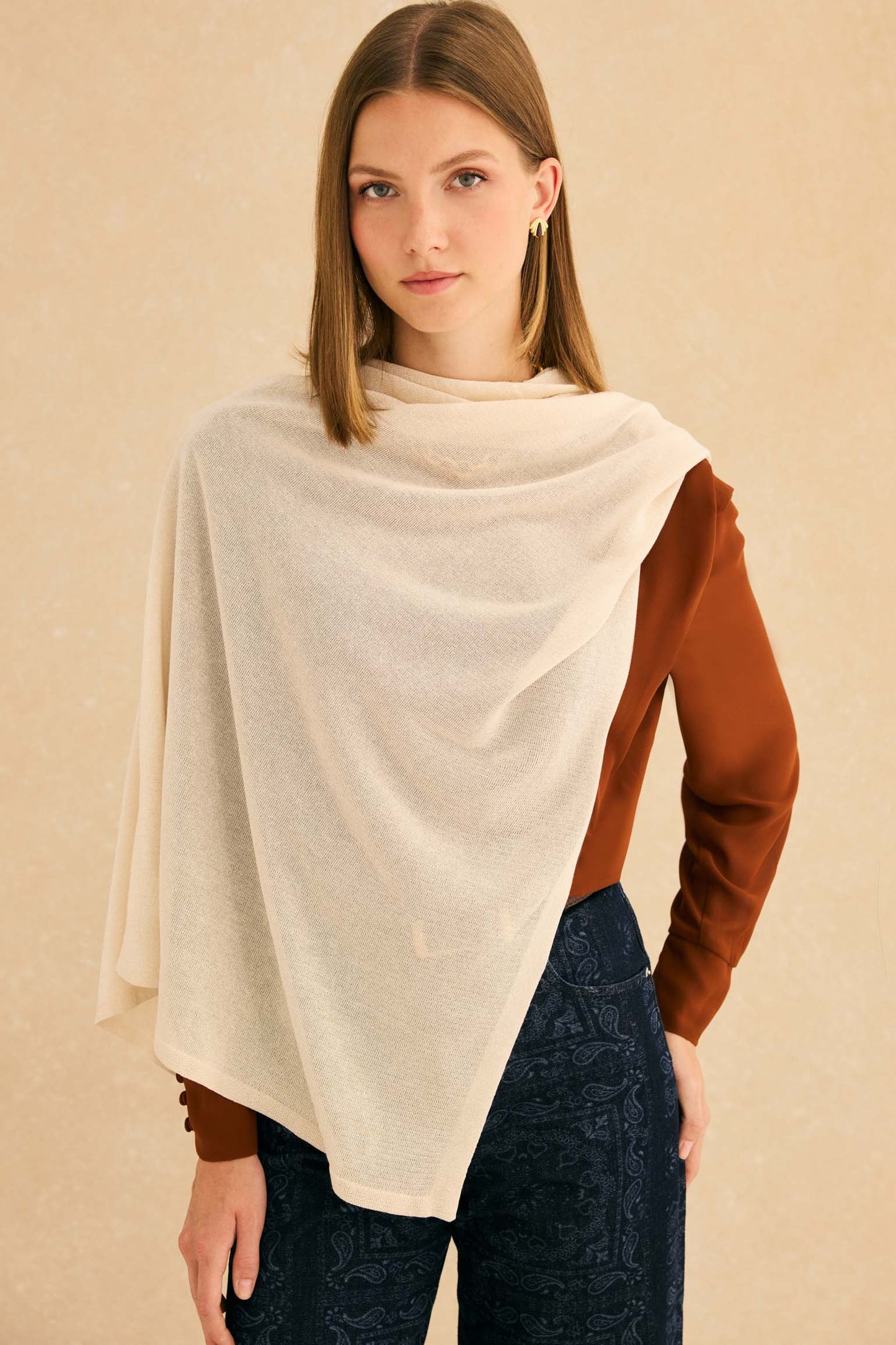 Poncho PUNTO Nude - BIMANI