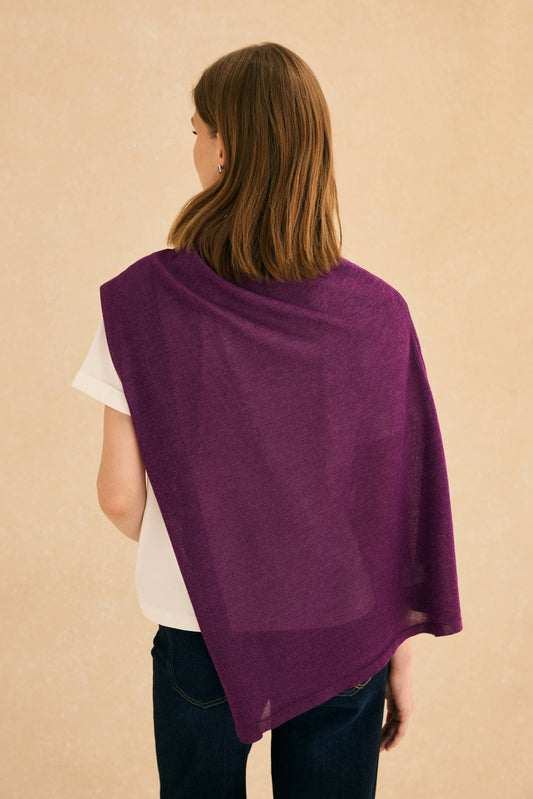 Poncho PUNTO Vino - BIMANI