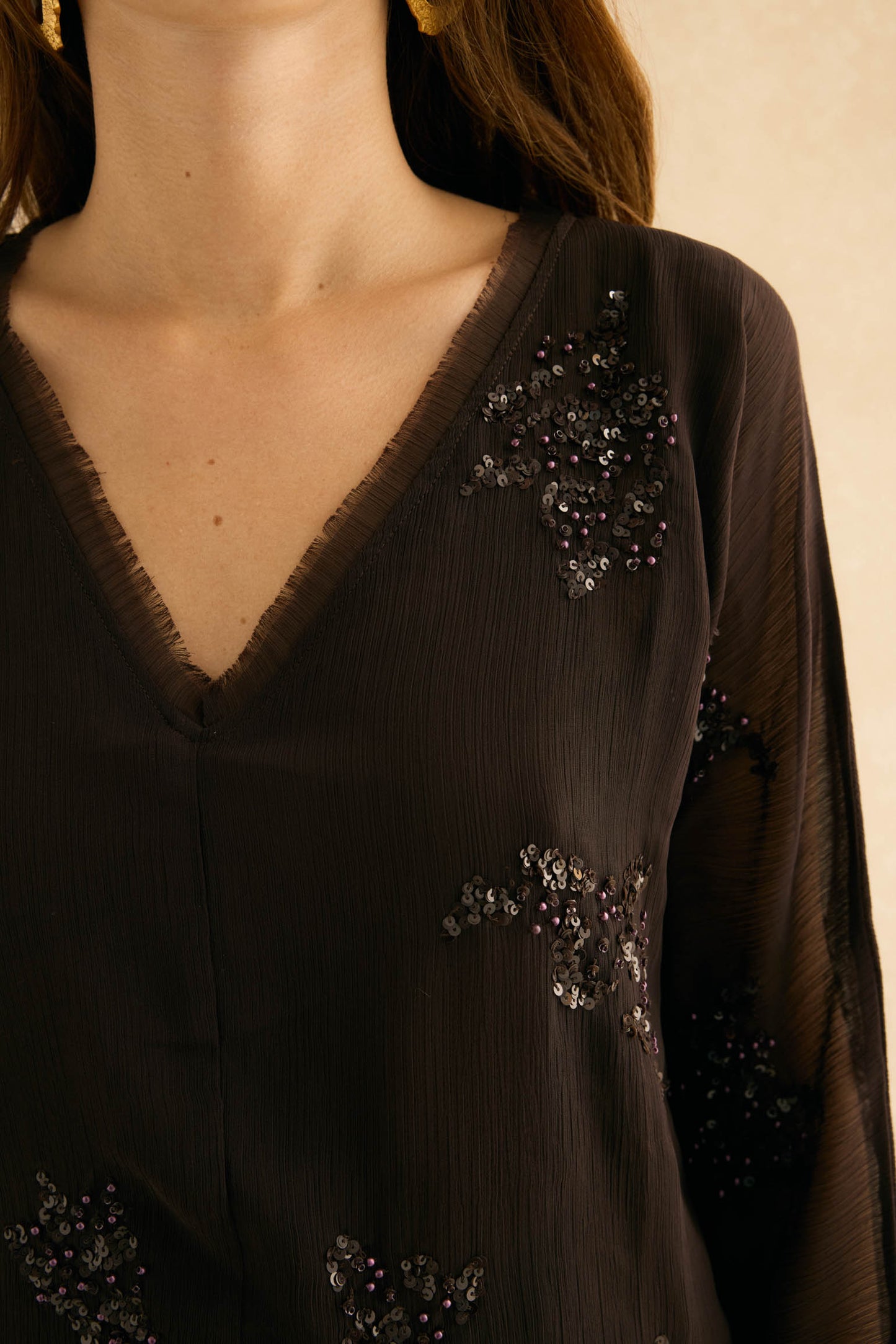 Blusa LAUREN Marrón - BIMANI