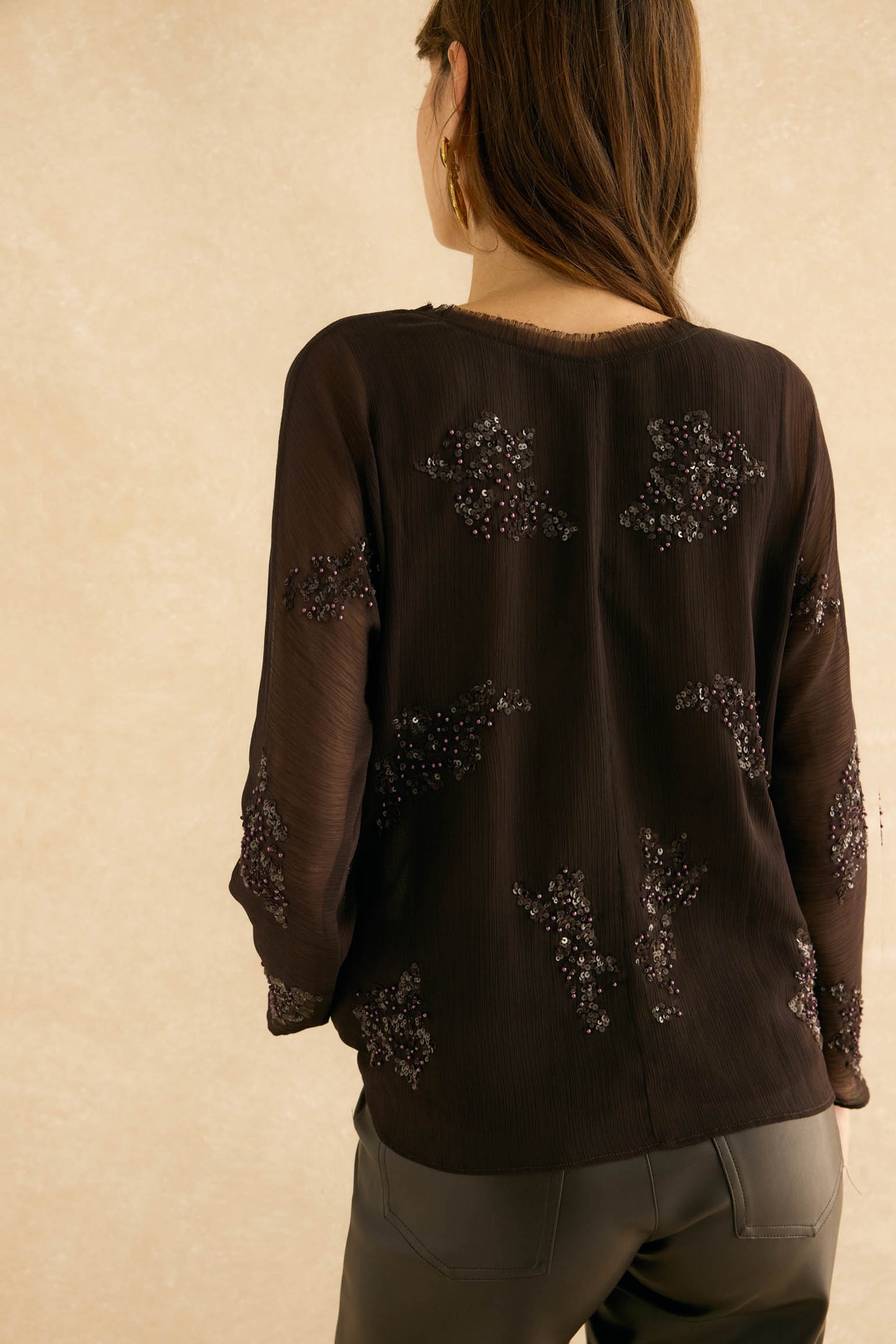 Blusa LAUREN Marrón - BIMANI