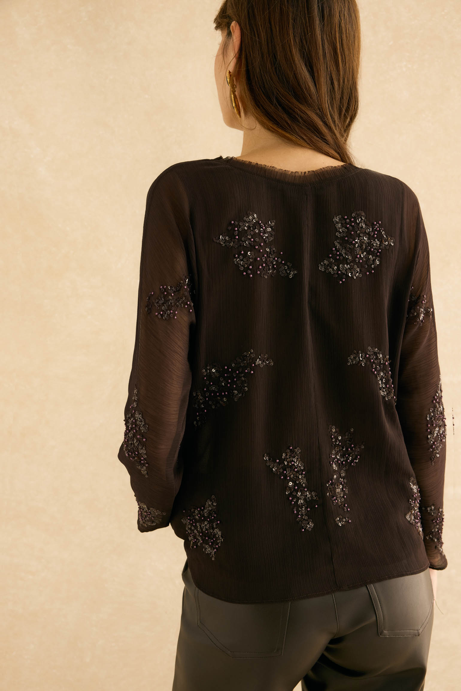 Blusa LAUREN Marrón - BIMANI