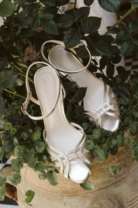 INÉS Metallic Sandal