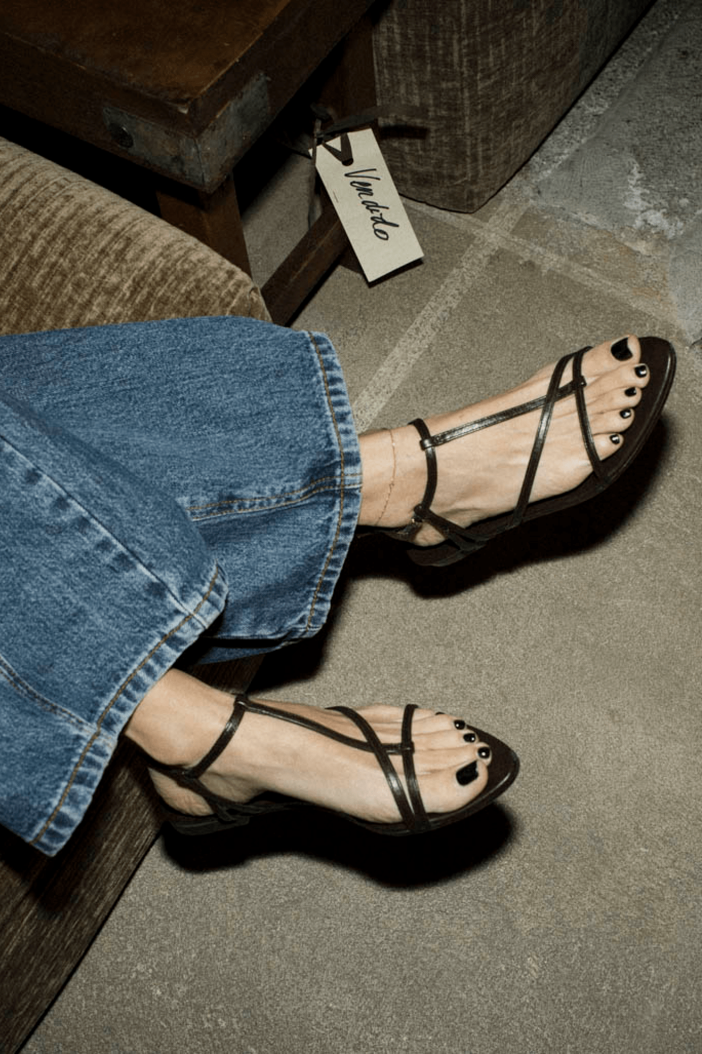 Sandalia MARÍA Marrón Chocolate - BIMANI