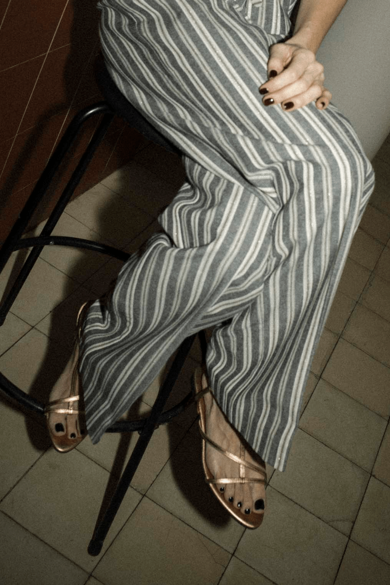 Sandalia MARÍA Oro Vintage - BIMANI