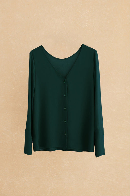 Blusa LAGUNA Verde Hiedra - BIMANI