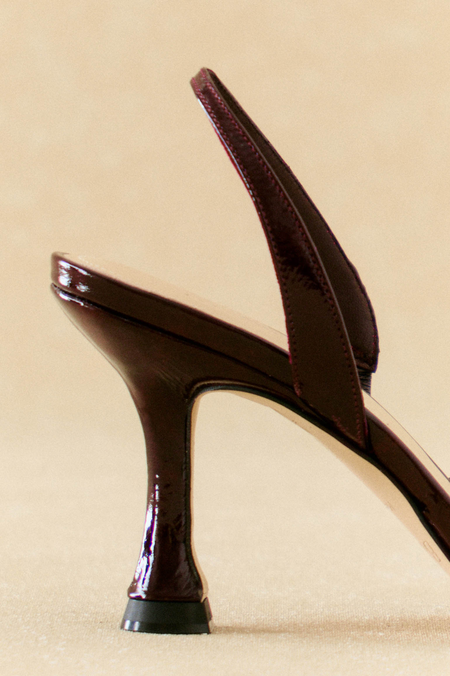 Stiletto NURIA Charol Burgundy - BIMANI