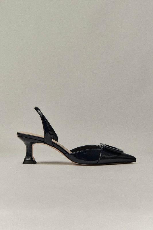 Stiletto NURIA Petite Charol Navy - BIMANI