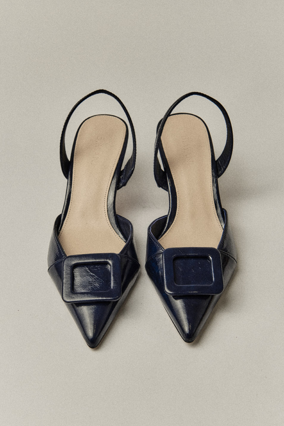 Stiletto NURIA Petite Charol Navy - BIMANI