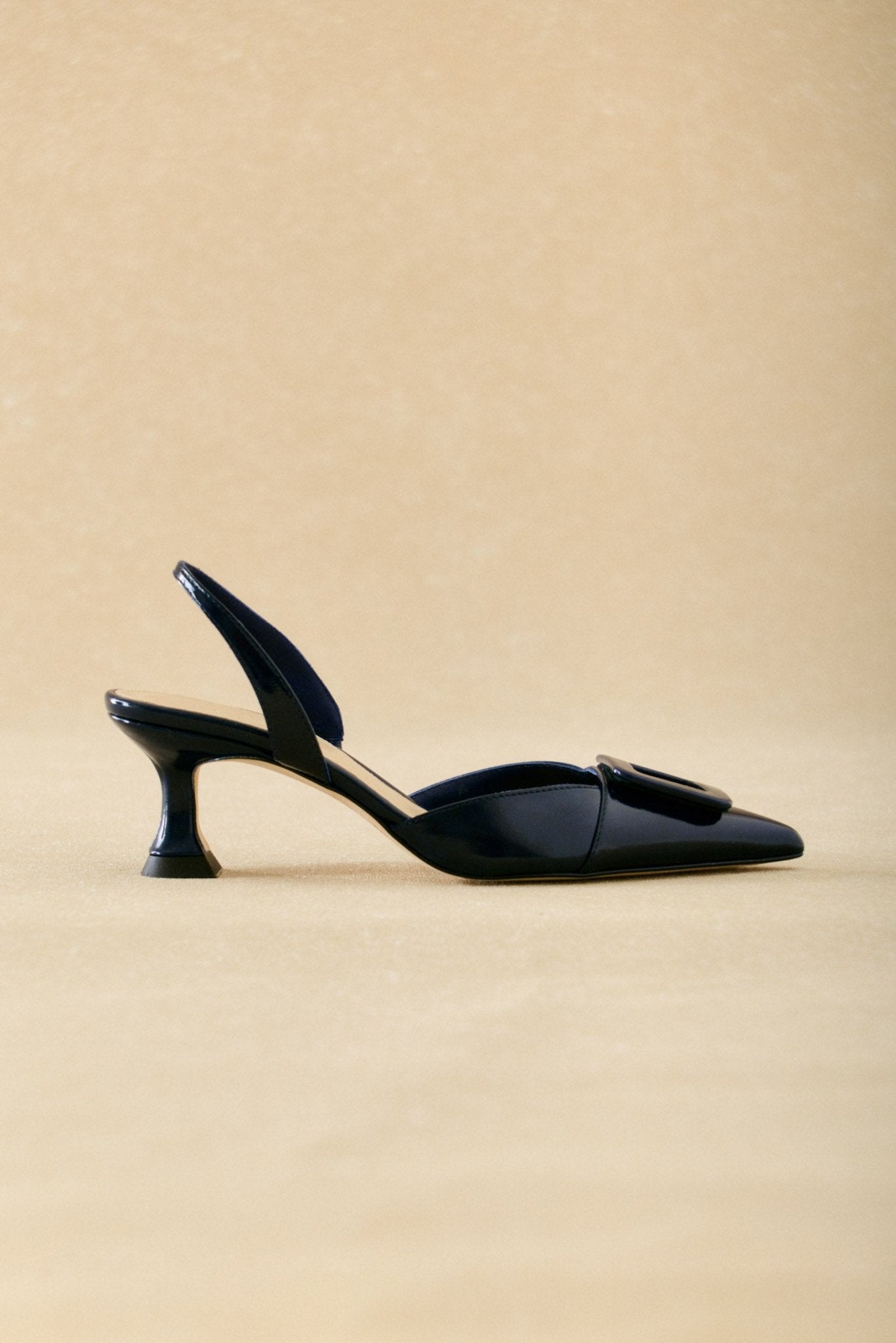 Stiletto NURIA Petite Charol Navy - BIMANI