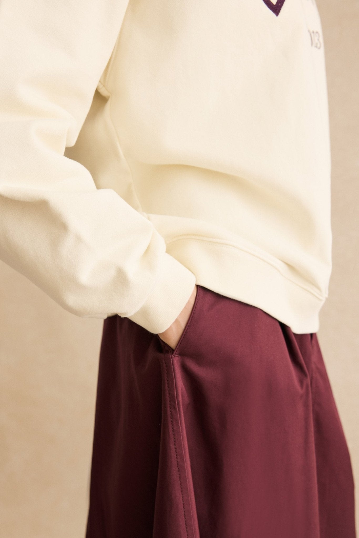 Sudadera JEANNE Beige - BIMANI