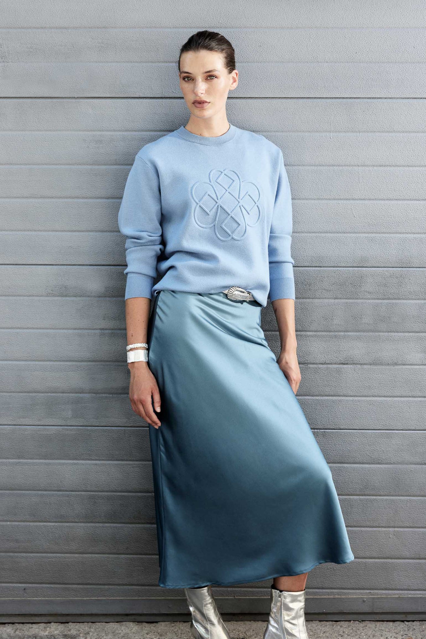 Sweater NOMA Light Blue - BIMANI