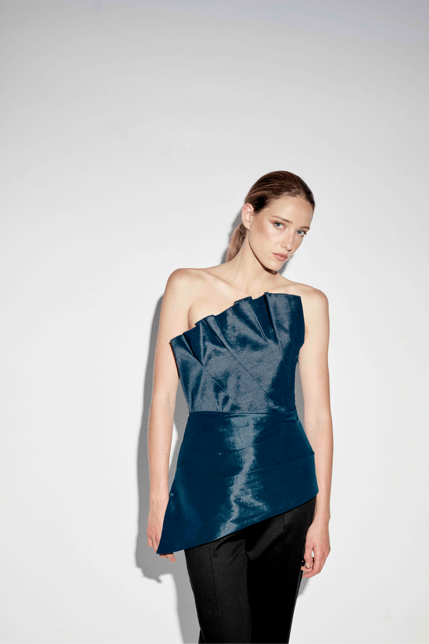 Top GISELLE Azul Petróleo