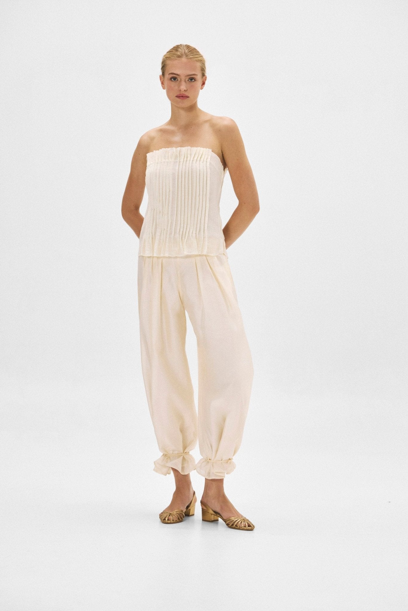Top BARDOT Crema - BIMANI
