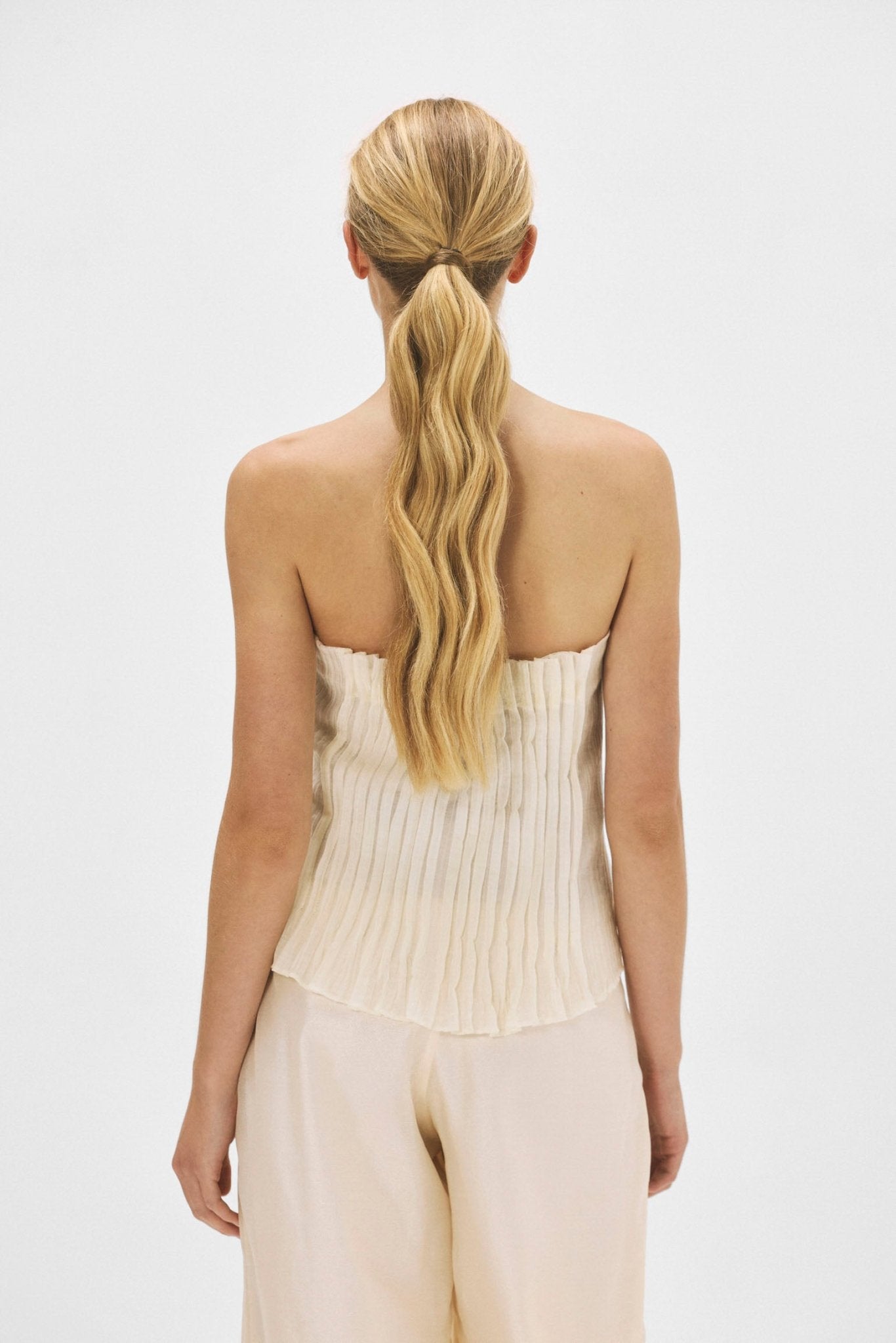 Top BARDOT Crema - BIMANI