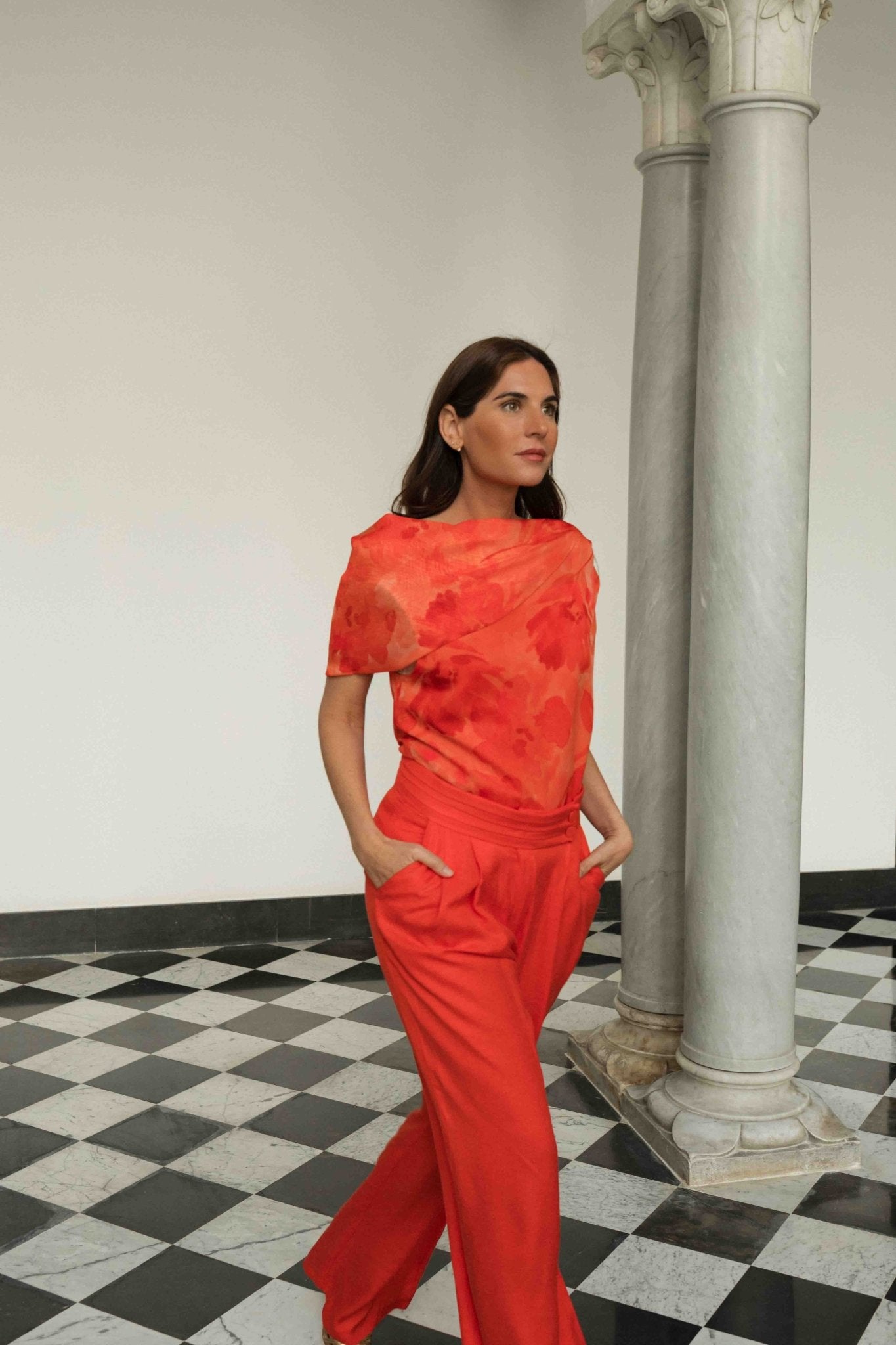 Top CARMEN Estampado Coral - BIMANI