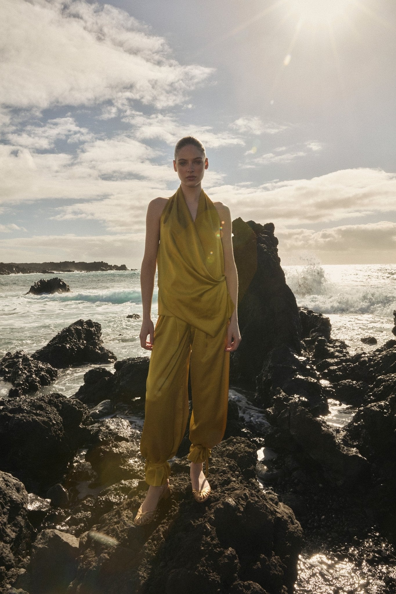 Top CLARISSA Oliva Peridoto - BIMANI