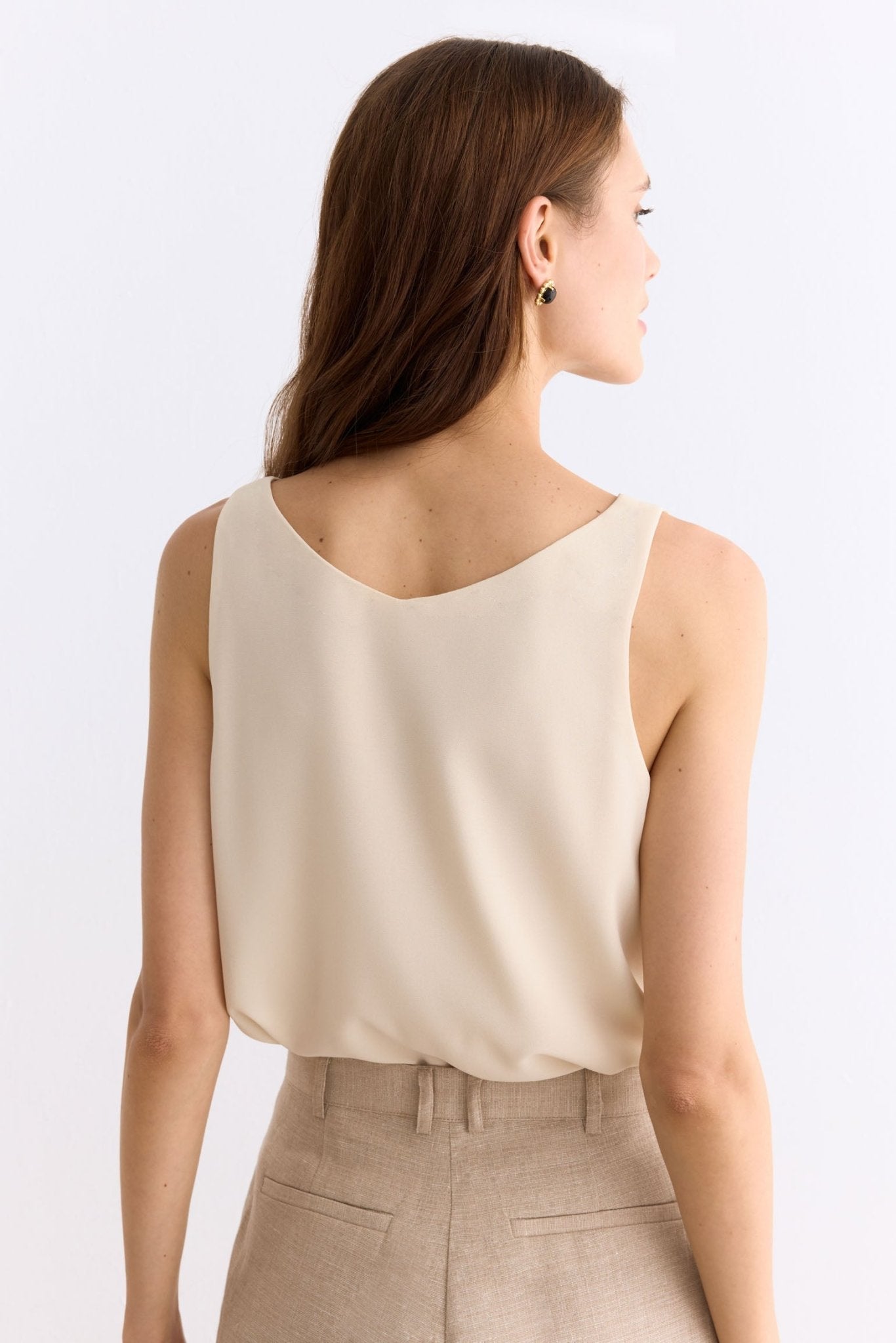 Top KABUKI Beige Caliza - BIMANI