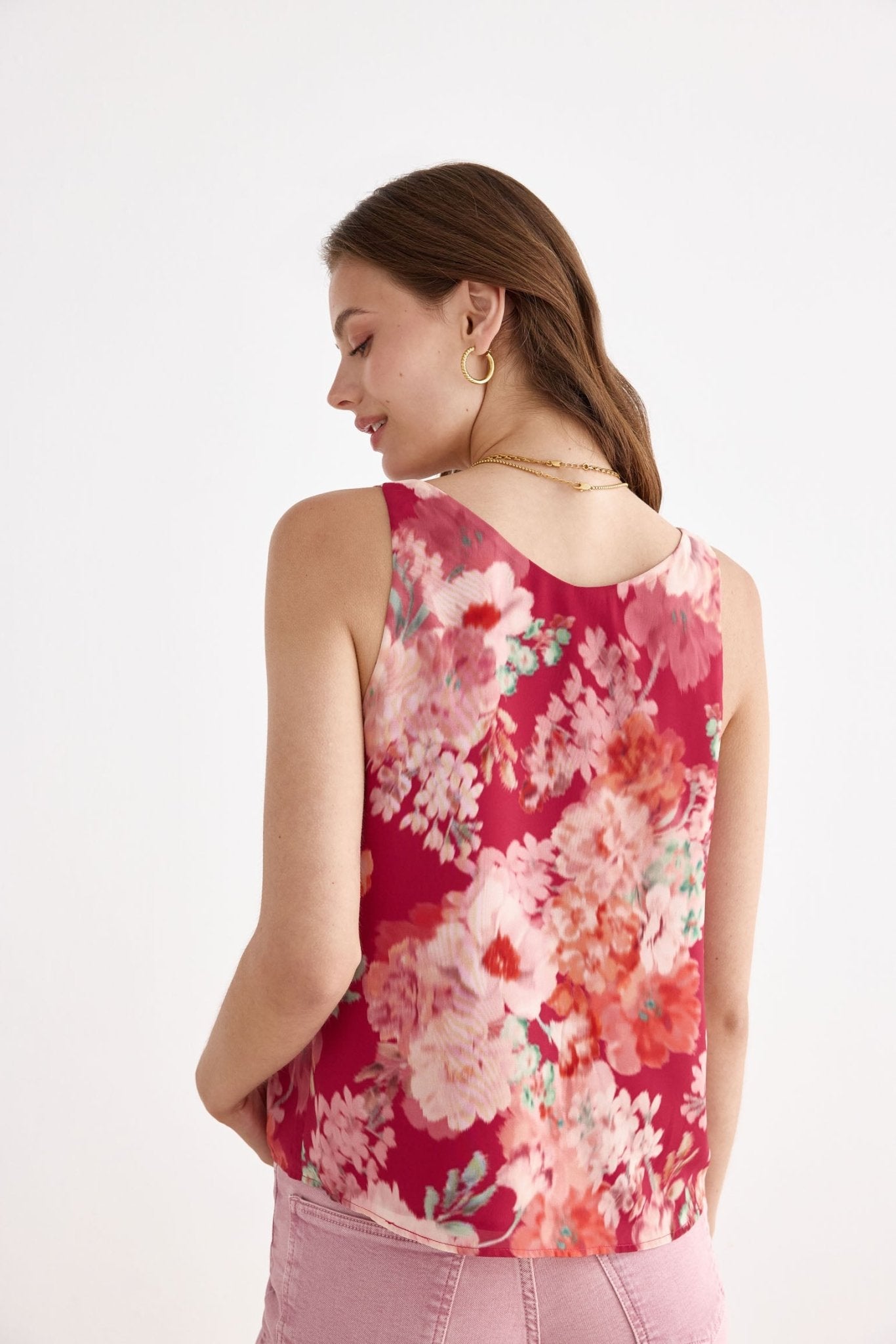Top KABUKI Print Rose - BIMANI