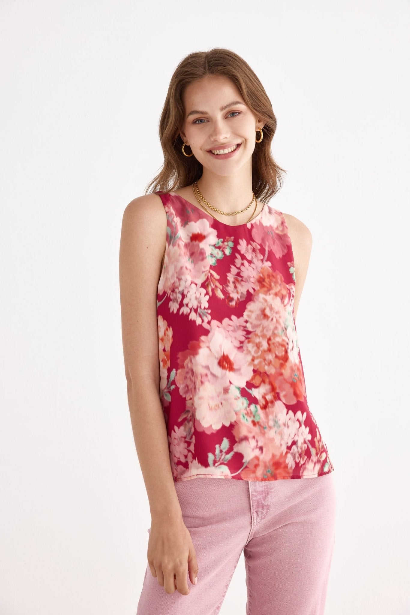 Top KABUKI Print Rose - BIMANI