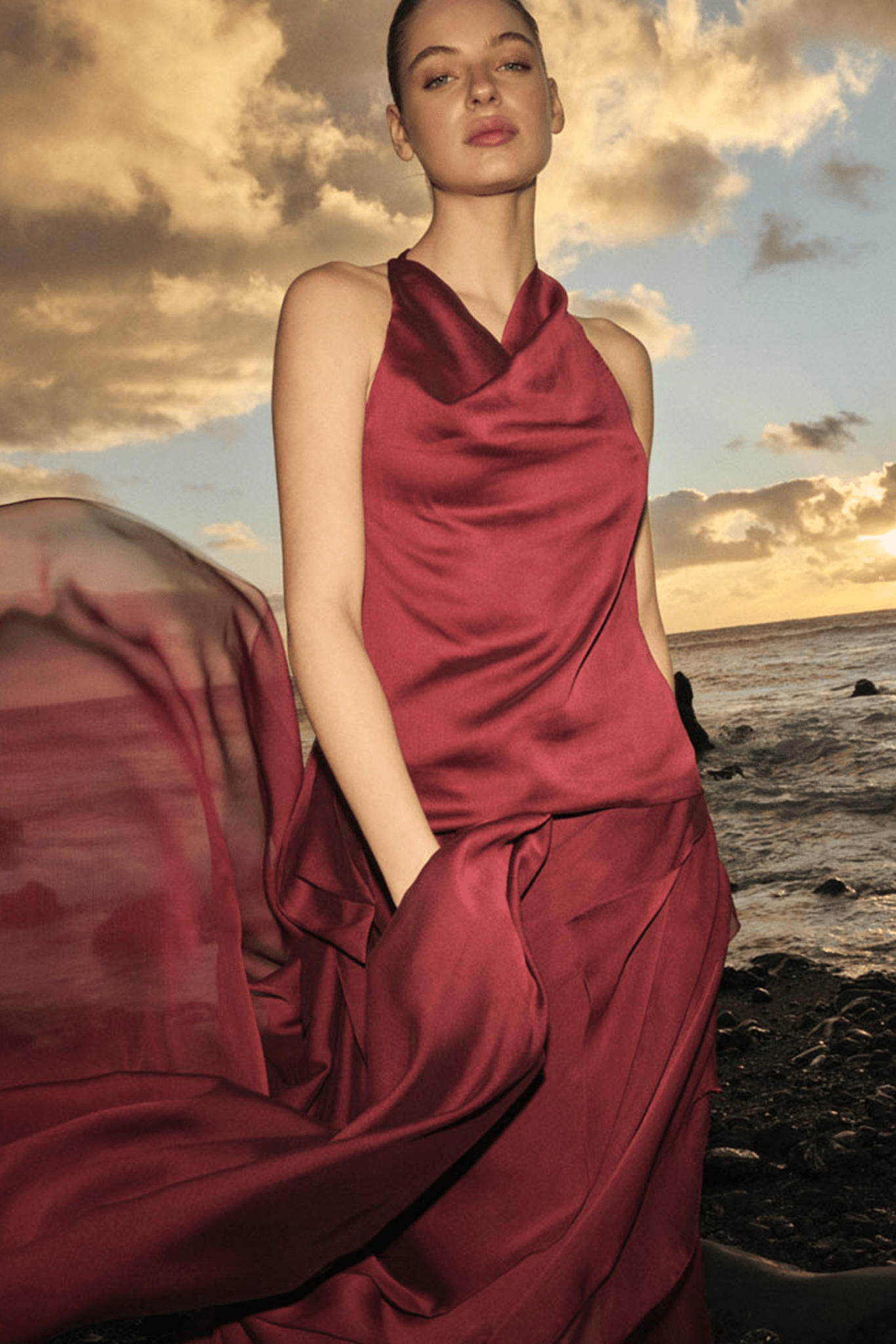 Top SILVANA Cereza Árida - BIMANI