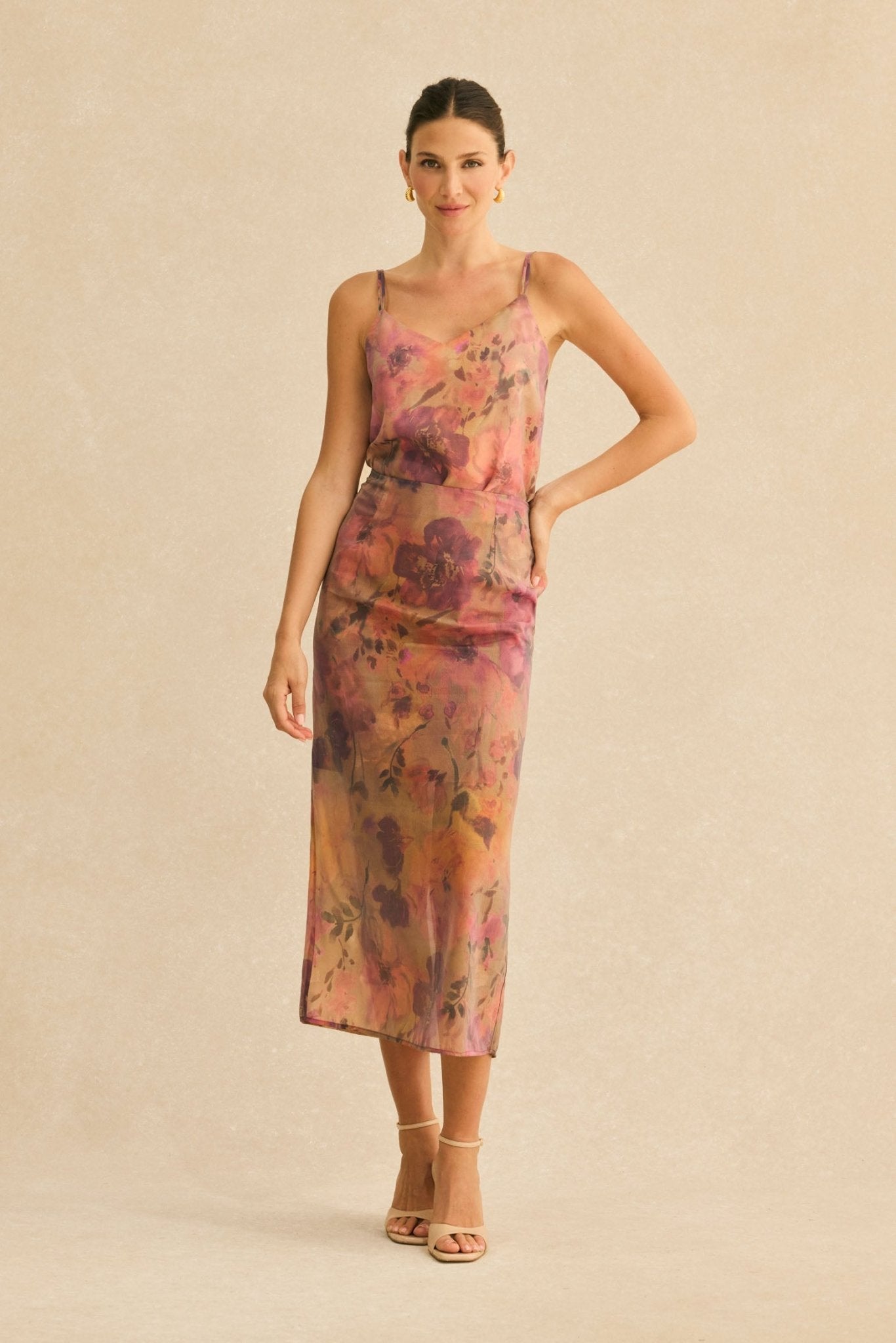 Top SOPHIE Estampado Nude - BIMANI