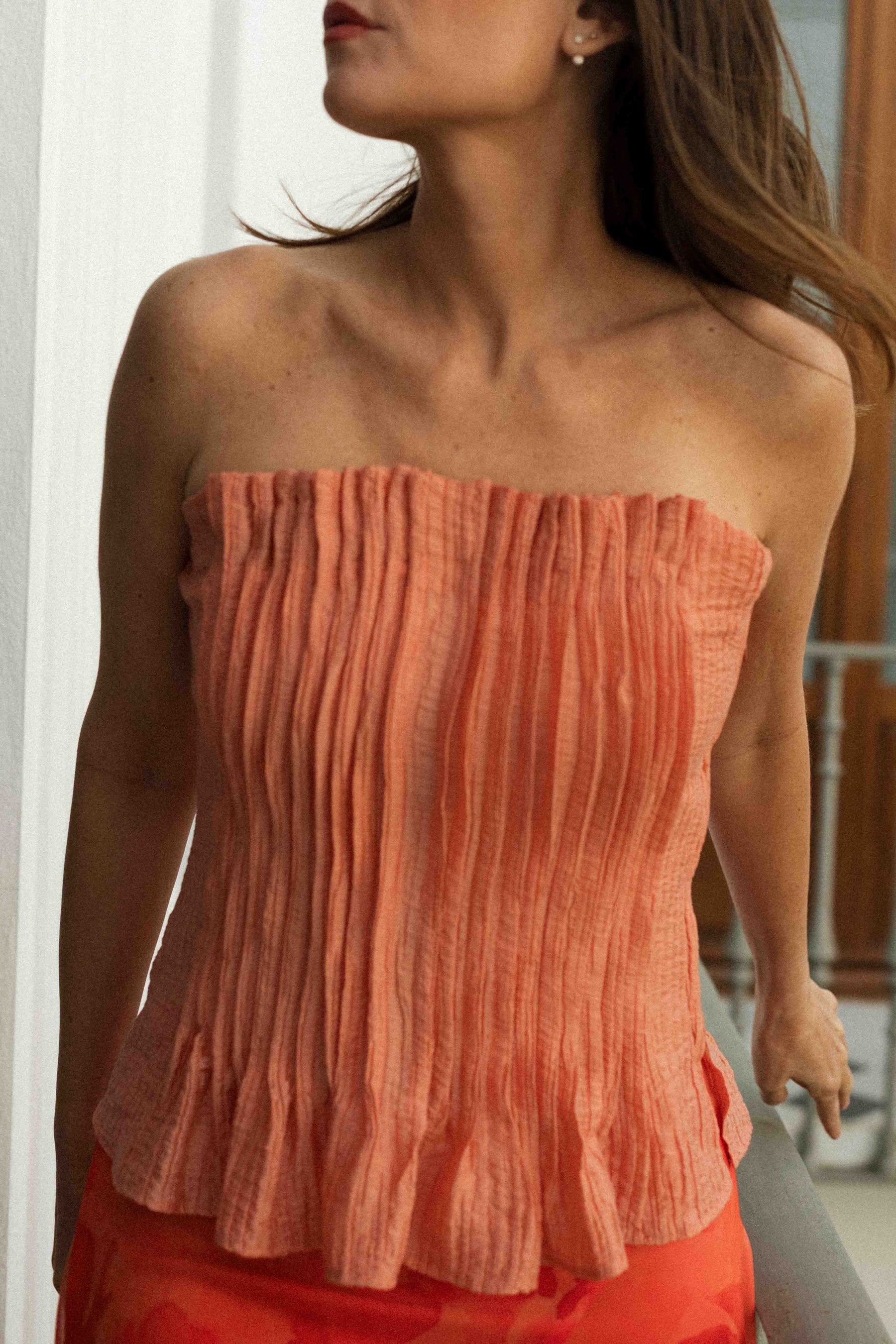 Top BARDOT TANA Coral - BIMANI