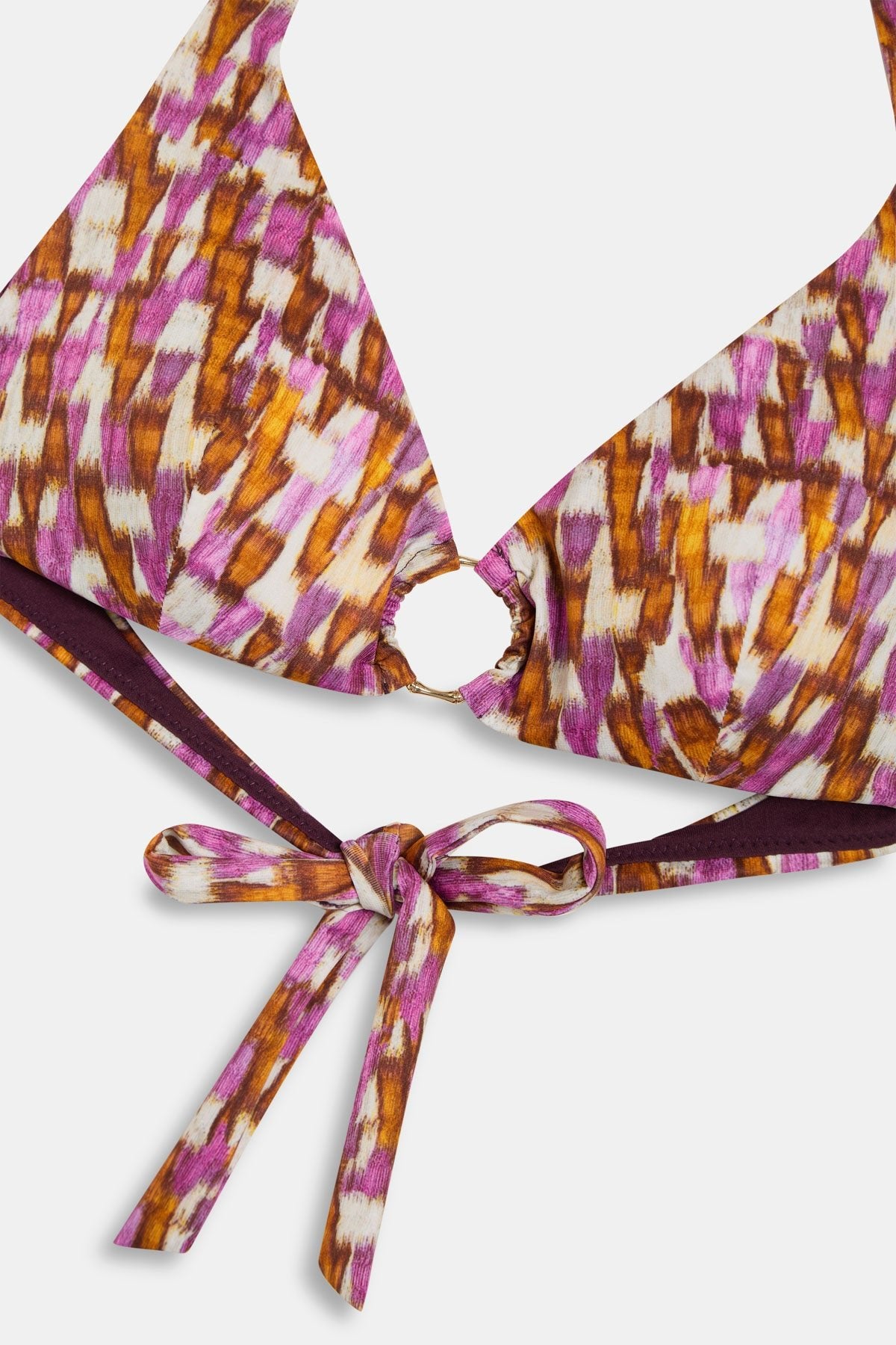 Top Bikini ARUBA Textura Teja - BIMANI