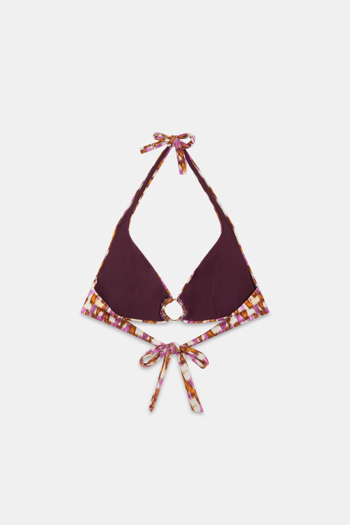 Top Bikini ARUBA Textura Teja - BIMANI