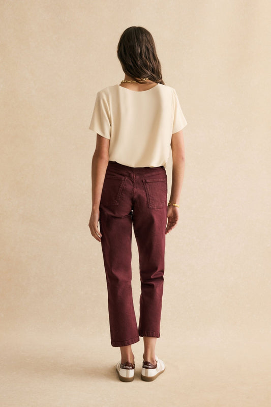 Vaquero TROY CONFORT Burdeos - BIMANI