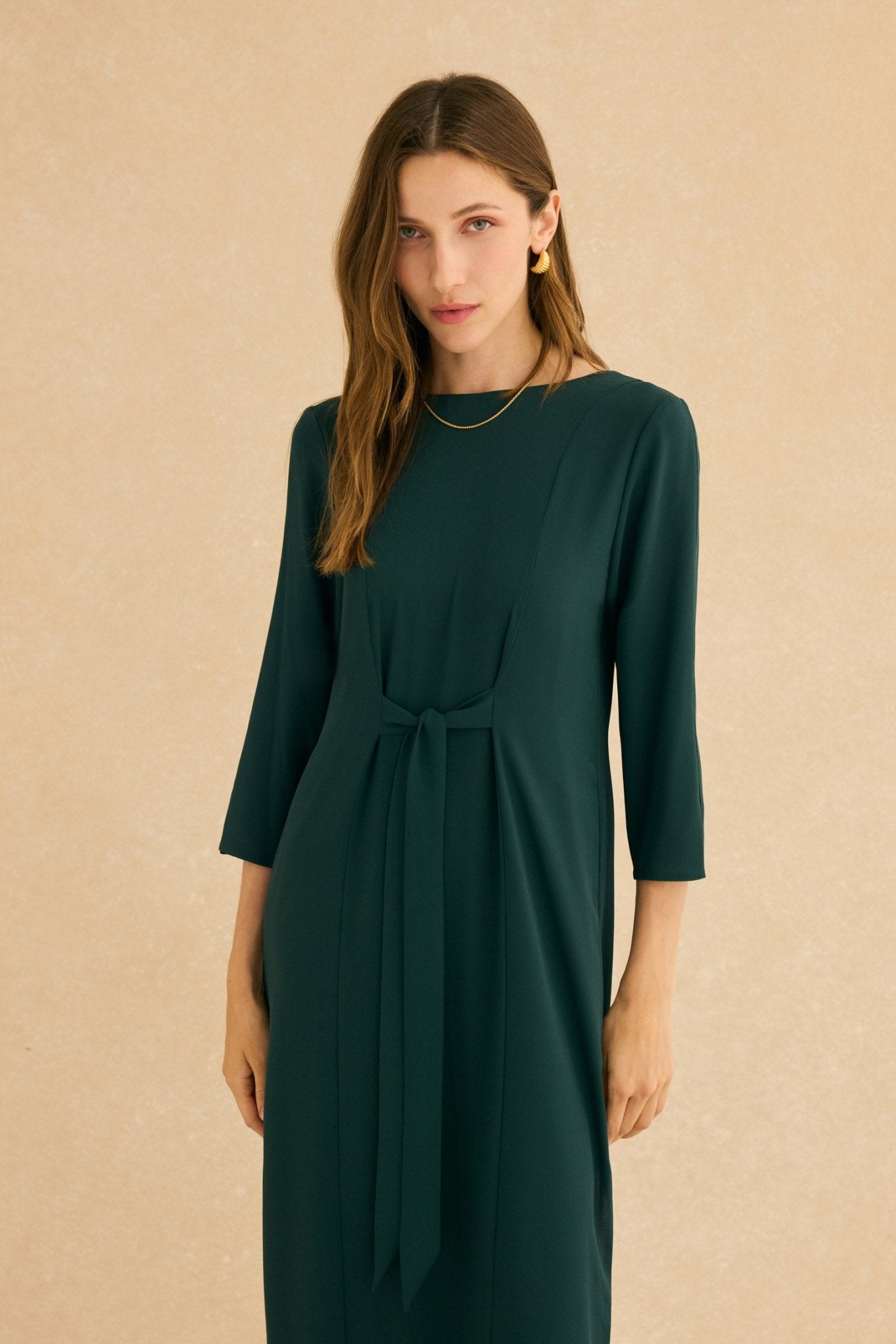 Vestido ABRAZO INVIERNO Verde Hiedra - BIMANI