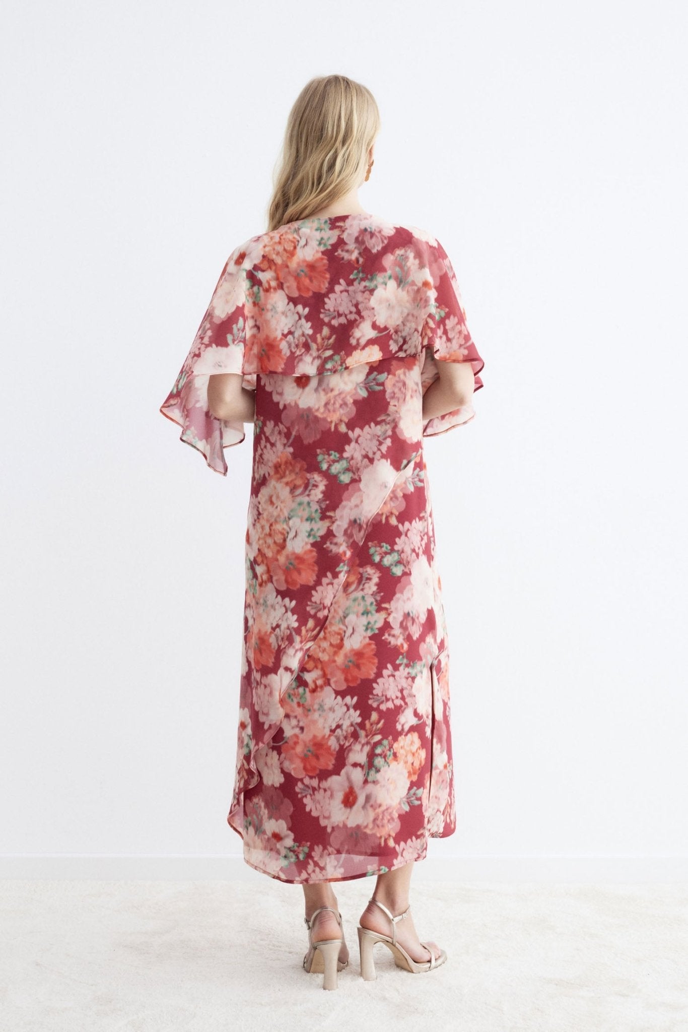 Vestido ALIZEE Print Rose - BIMANI