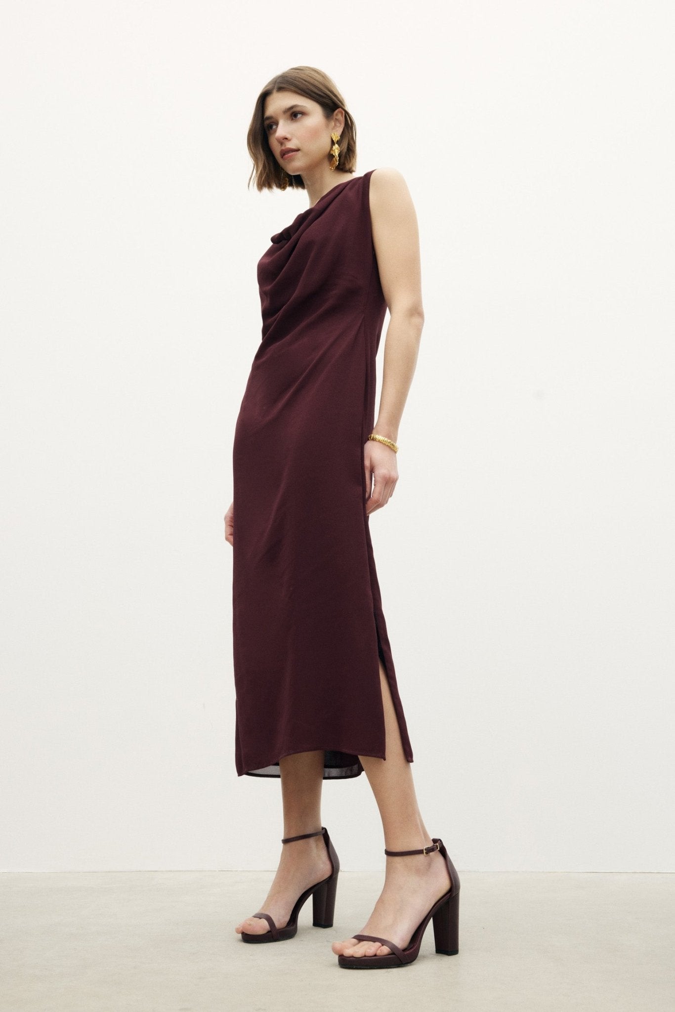 Vestido AMALFI Burgundy - BIMANI