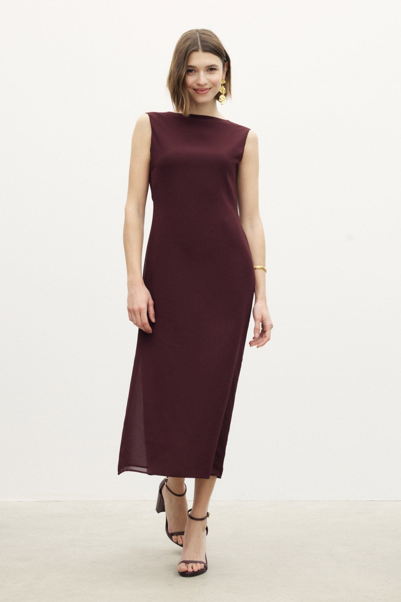 Vestido AMALFI Burgundy - BIMANI