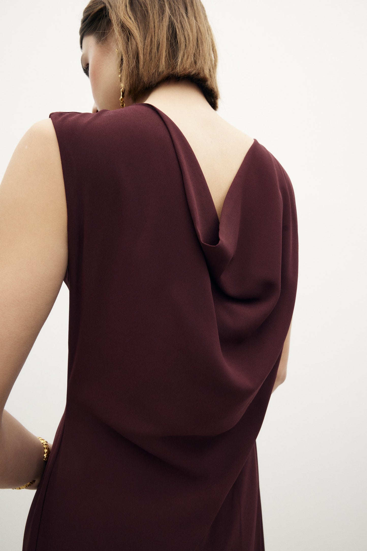 AMALFI Burgundy Dress