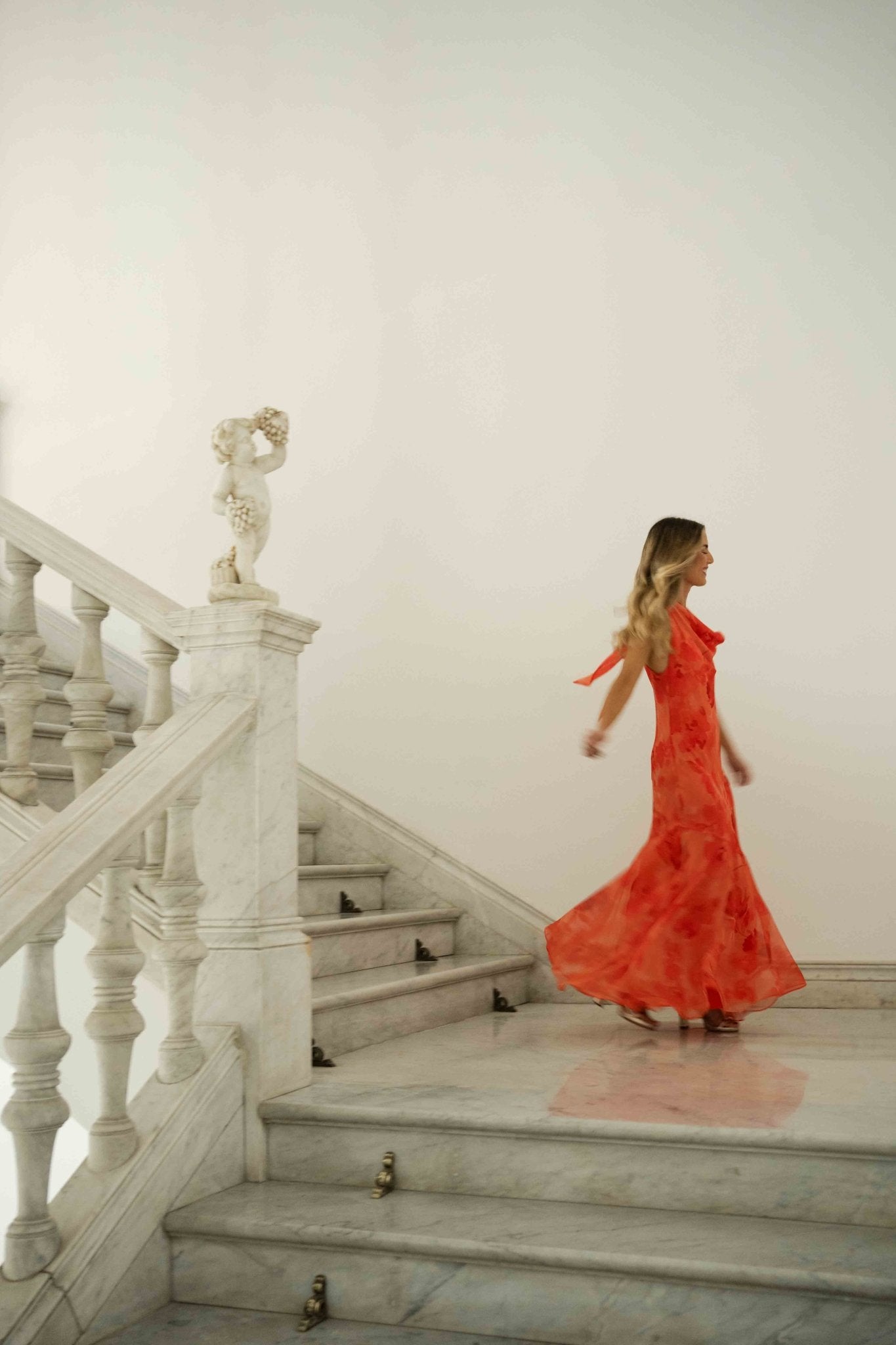 Vestido ANA Estampado Coral - BIMANI