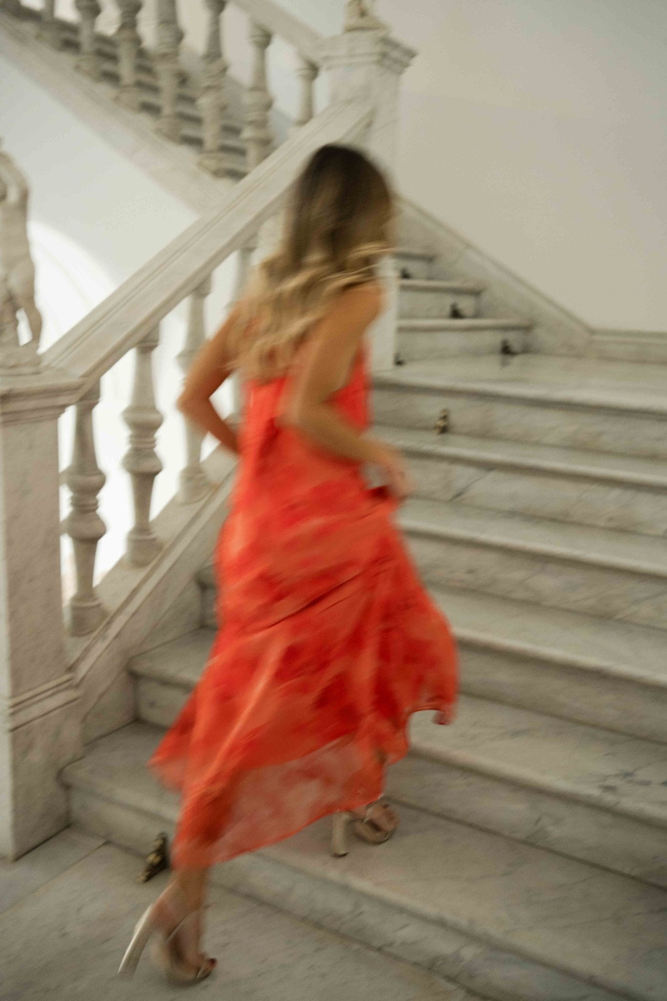 Vestido ANA Estampado Coral - BIMANI