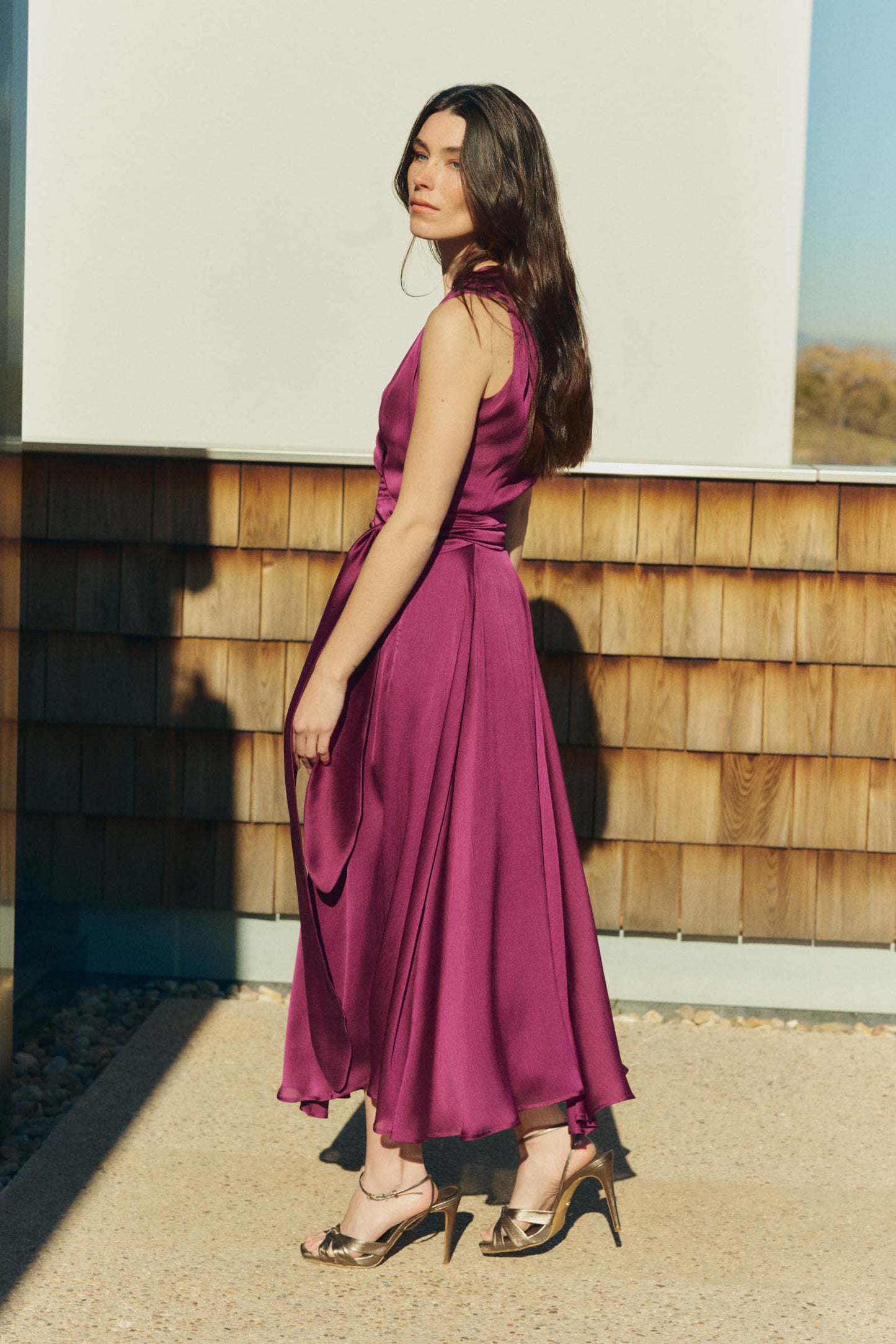 ANTONELLA Grape Dress