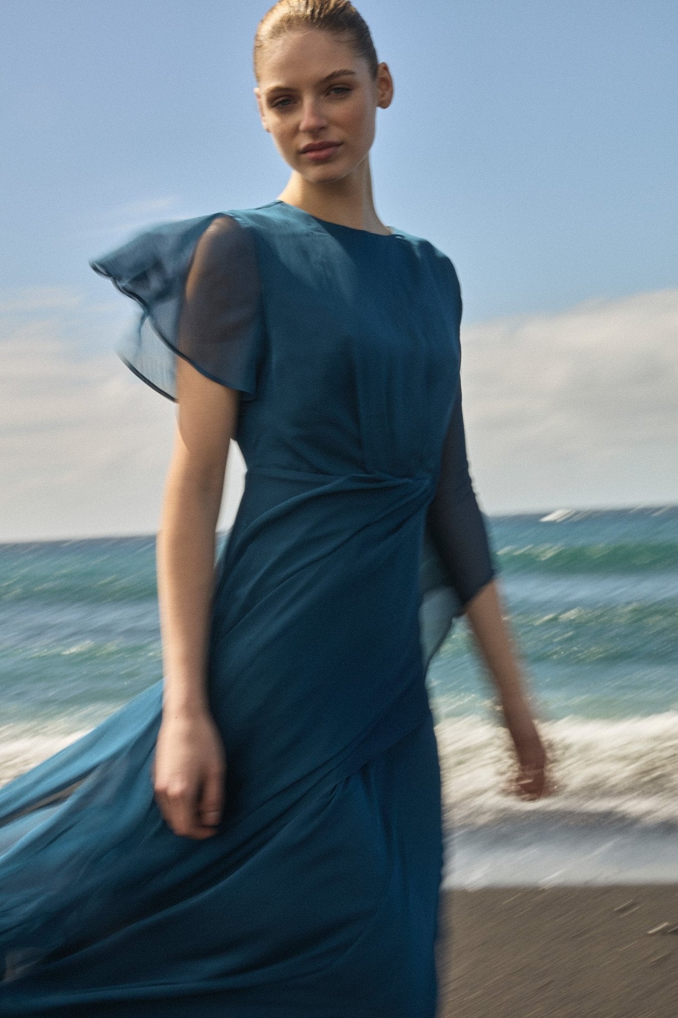 Vestido ANTURIO Azul Basalto - BIMANI