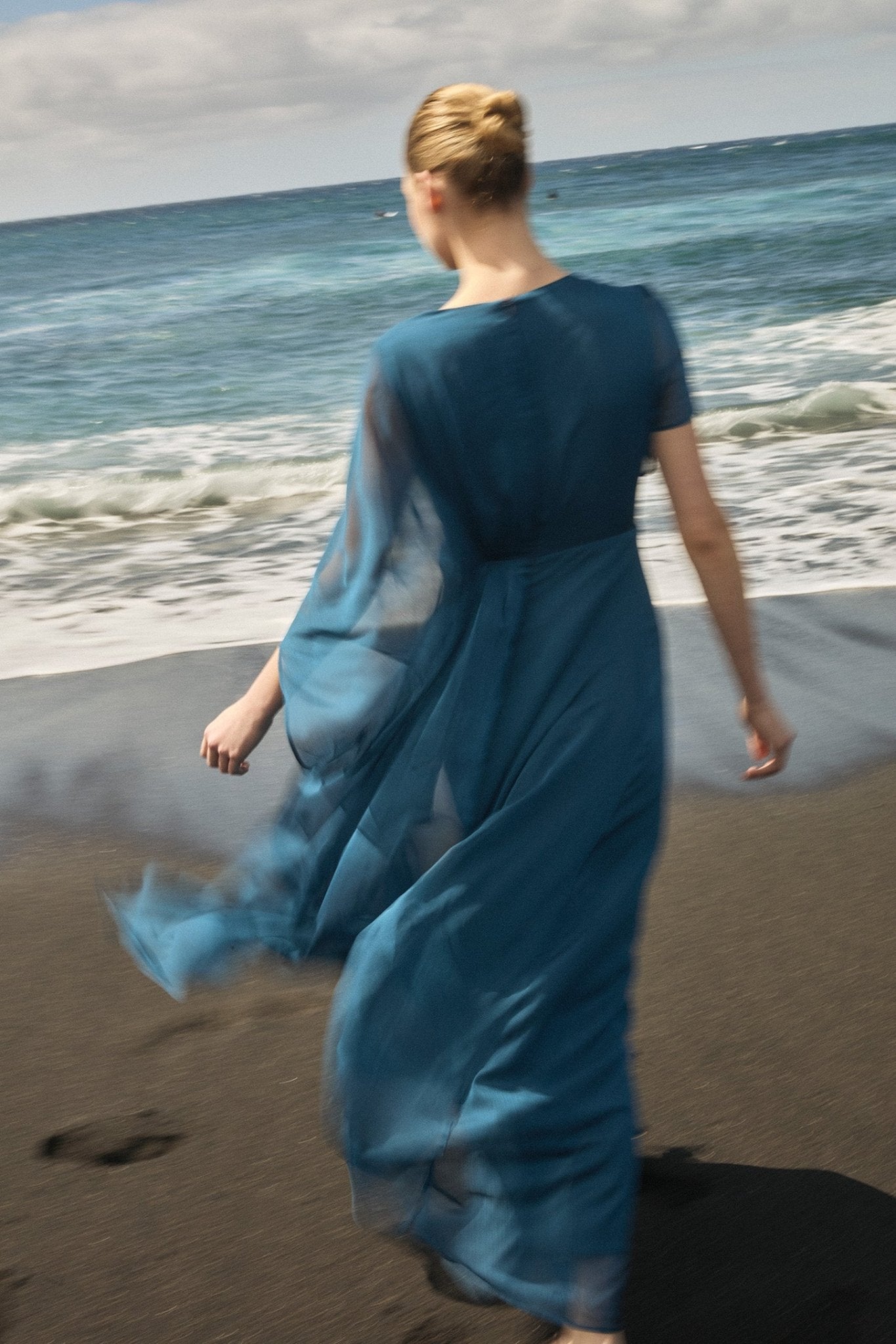 Vestido ANTURIO Azul Basalto - BIMANI