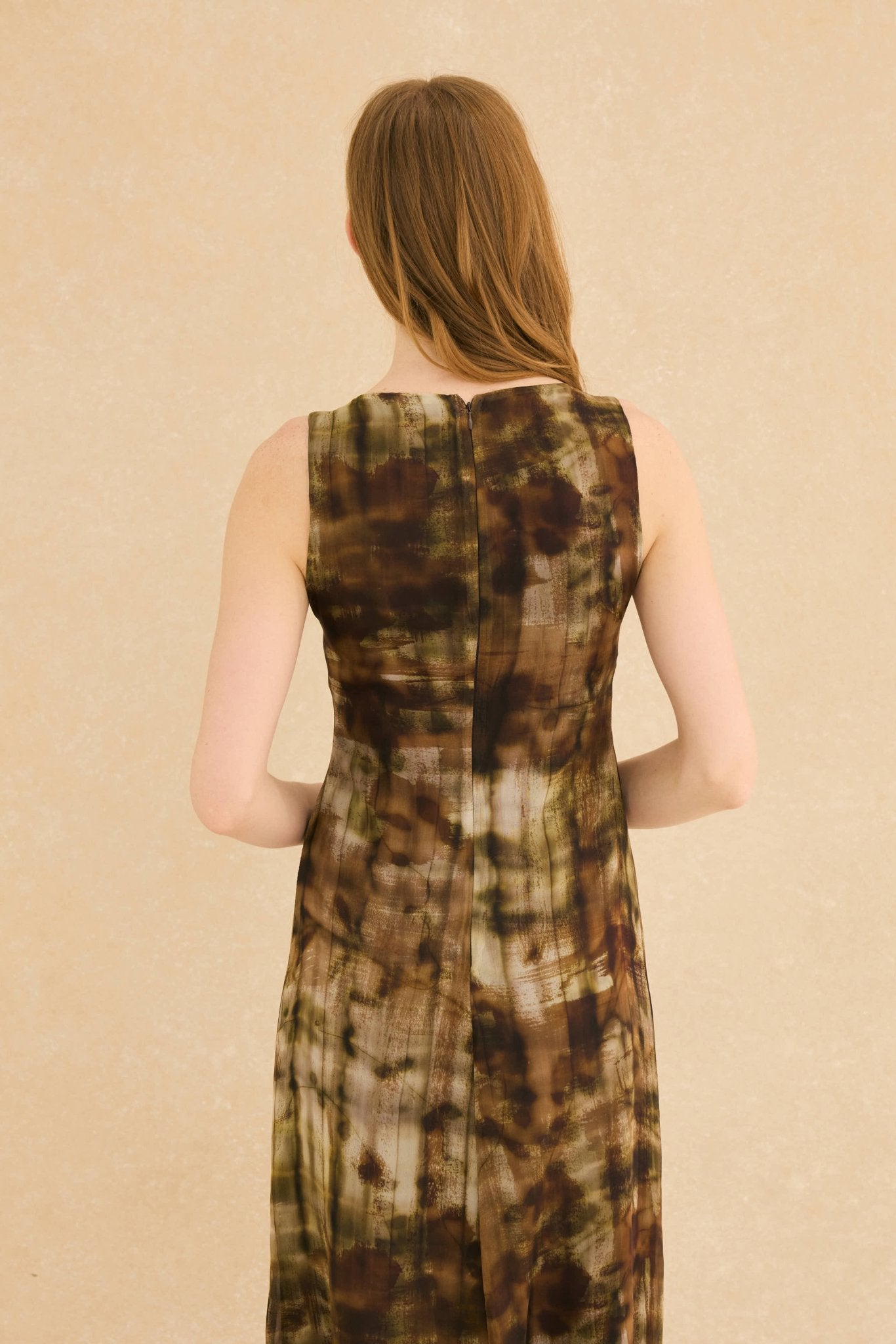Vestido BLUEBELL Estampado Khaki - BIMANI