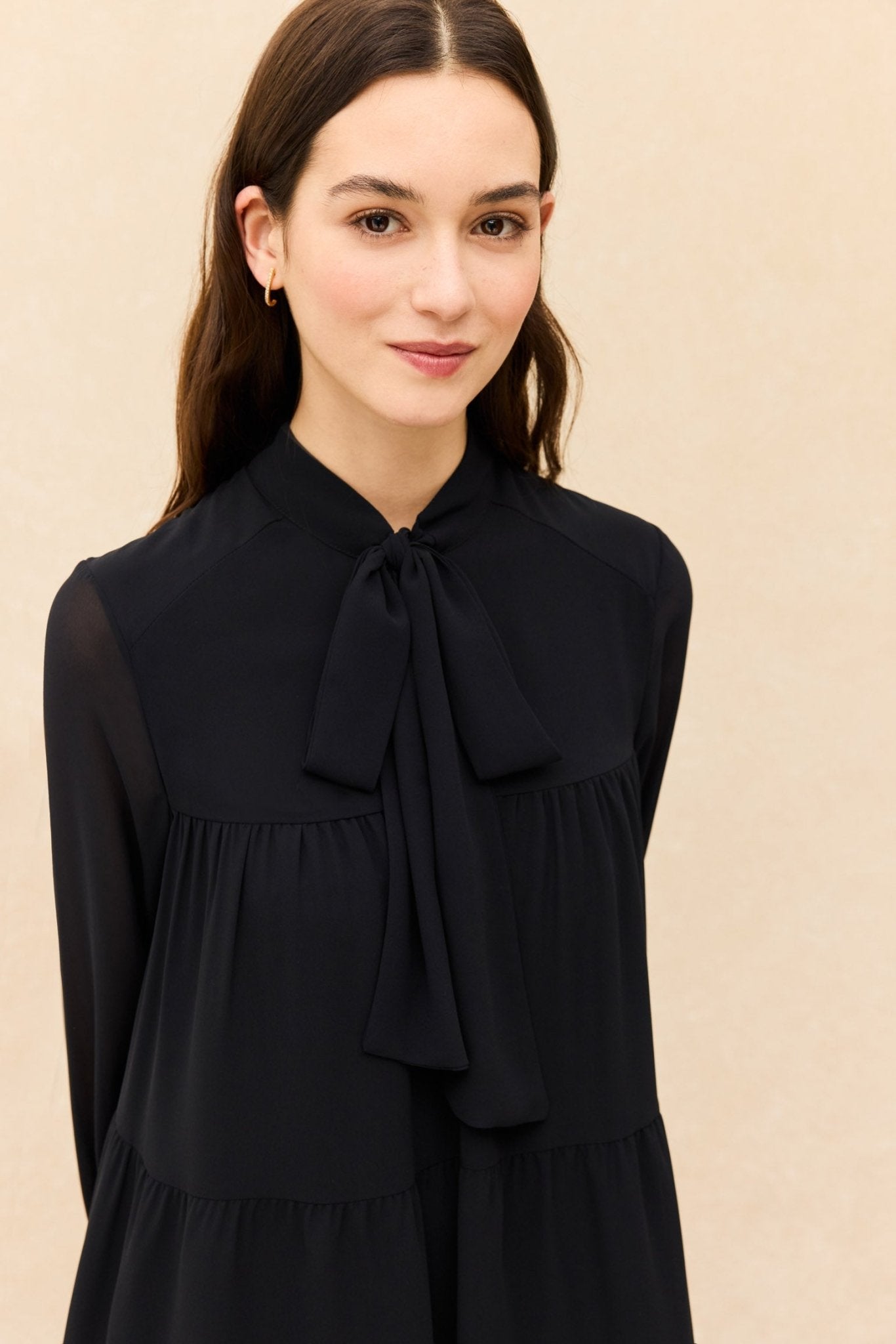 Vestido BOLTON Negro Magnético - BIMANI